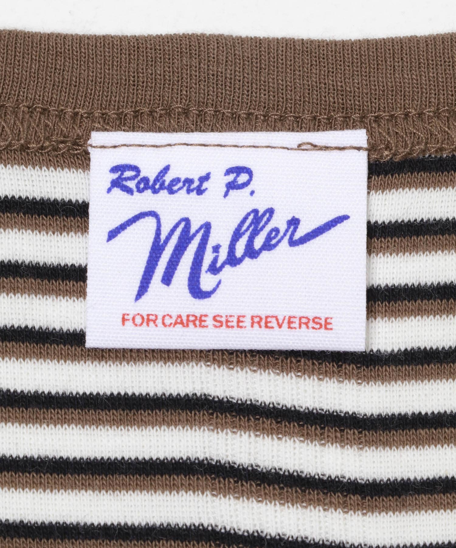 Miller　パネルリブタンクトップ 16BRN-BK One