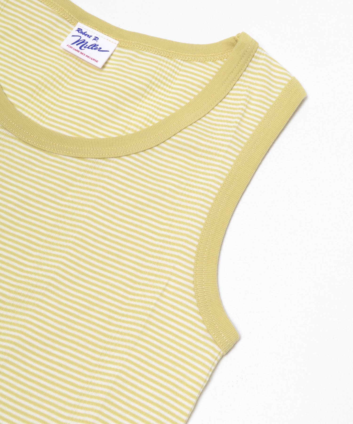 Miller　パネルリブタンクトップ 45YEL-WH One