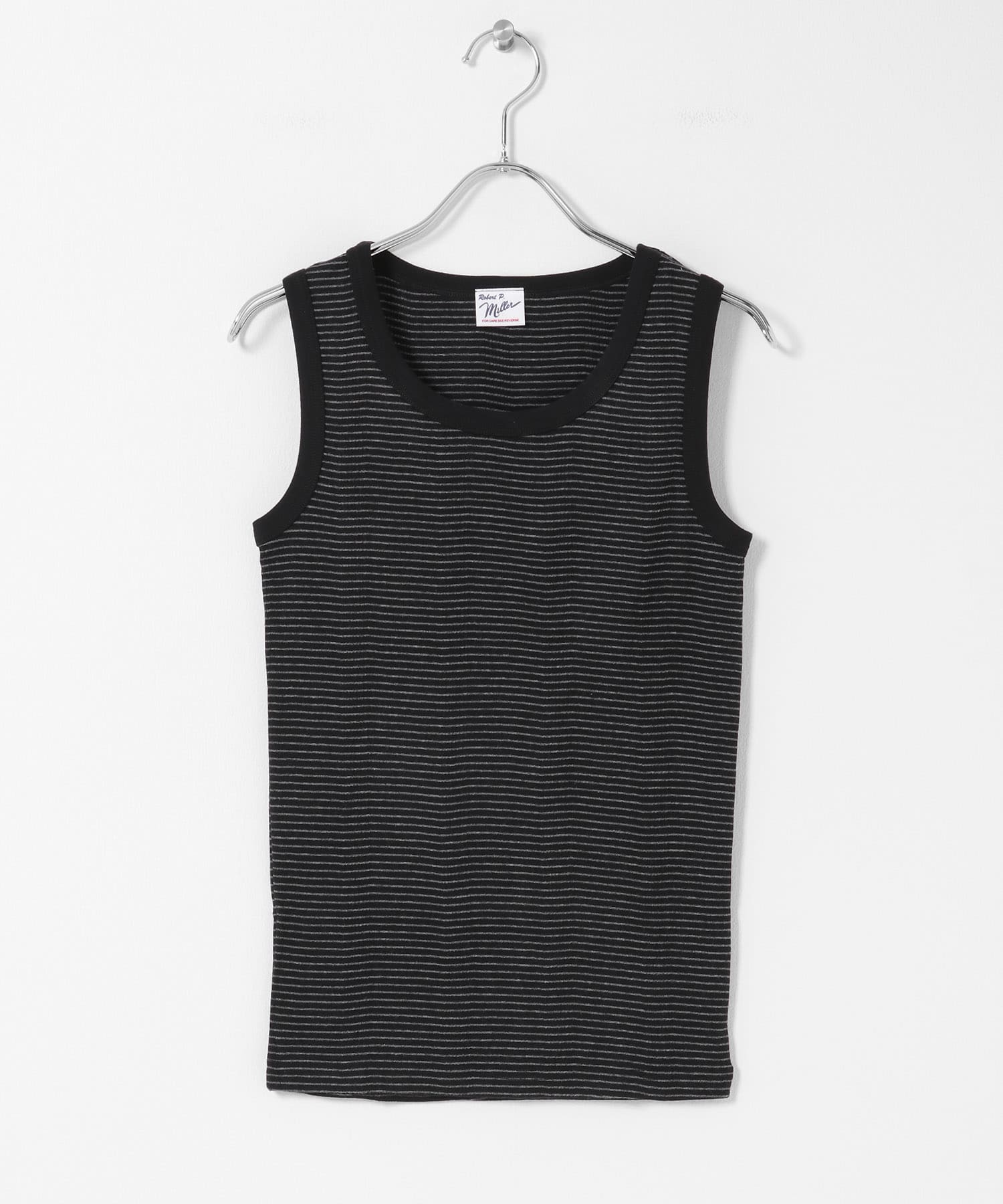 Miller　パネルリブタンクトップ 48BLK-GY One