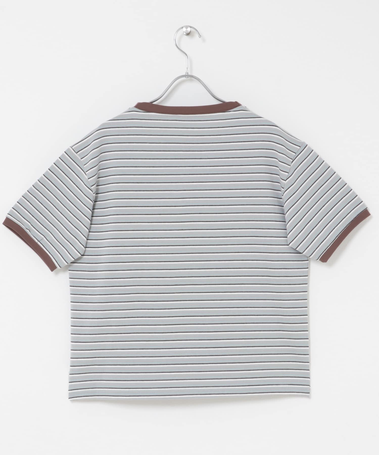 STAR&STRIPE マルチボーダーTシャツ(M マルチグレー): トップス｜URBAN