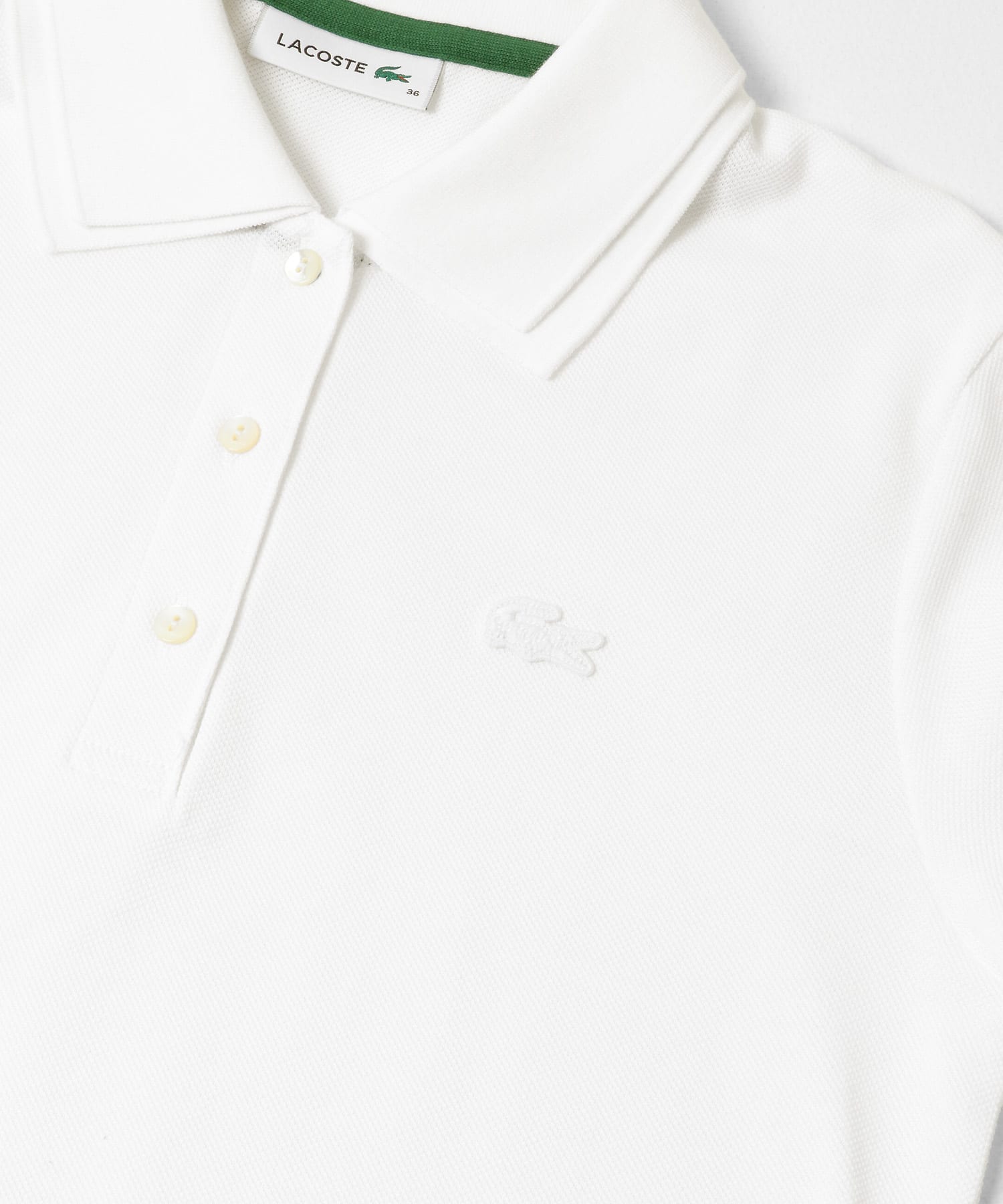 LACOSTE ダブルカラーポロシャツ(36 WHITE): トップス｜URBAN RESEARCH