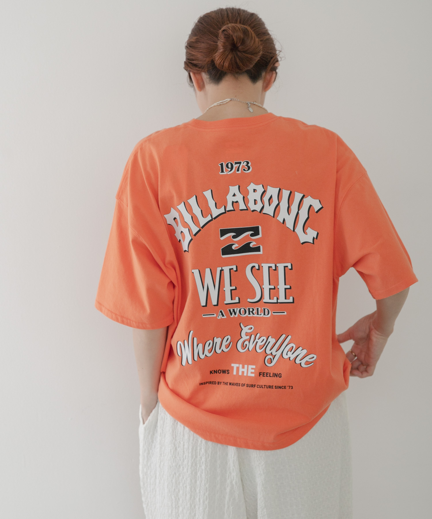 BILLABONG　MESSAGE ARCH LOOSE T-SHIRTS