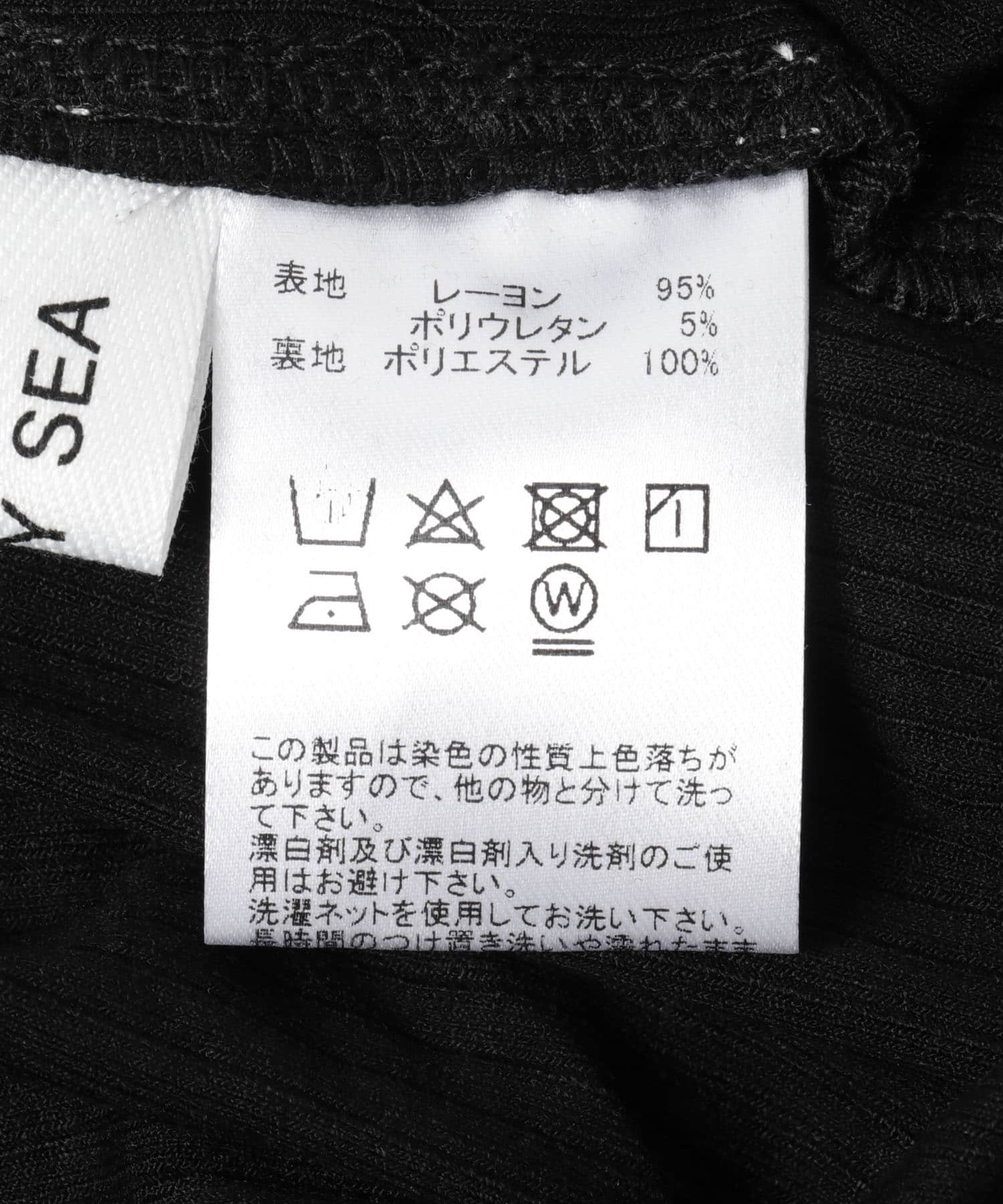 GLASSY SEA　バックデザインオールインワン BLACK Free