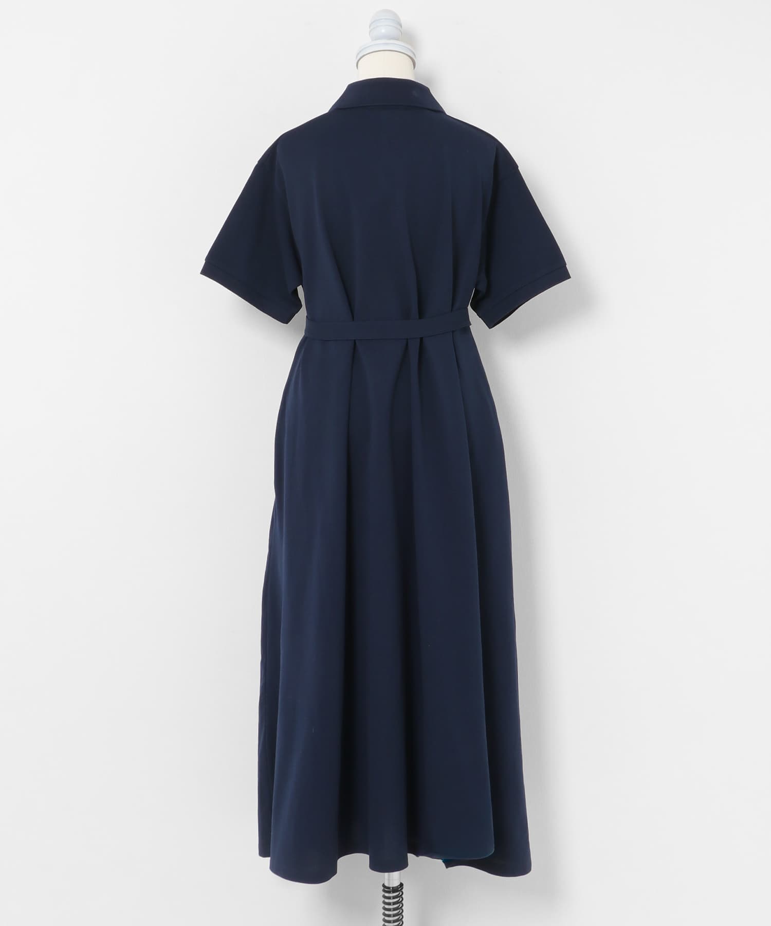LACOSTE スキッパーネックポロドレス(36 BLACK): ワンピース｜URBAN