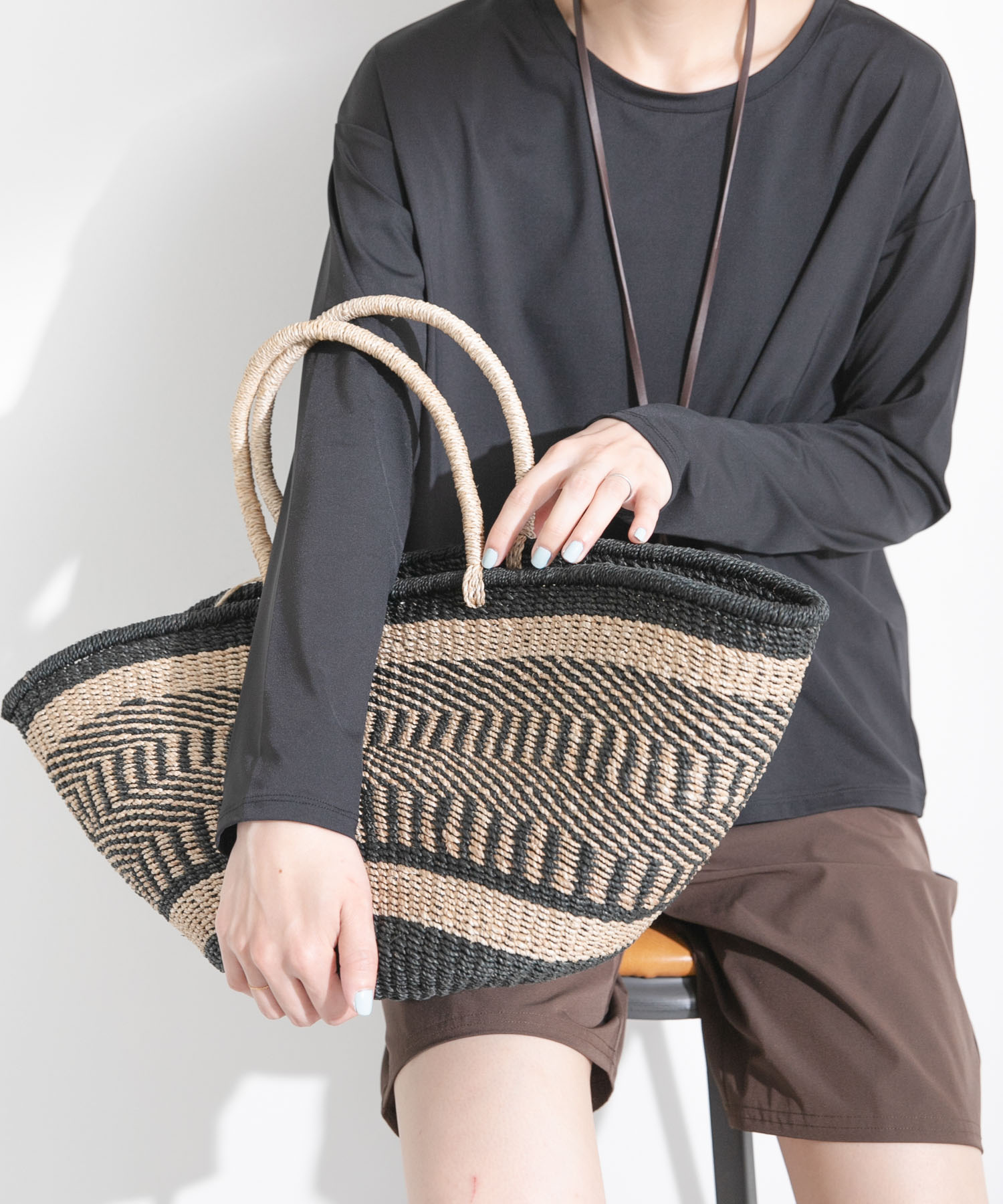 BAGMATI　アバカボーダーバッグ