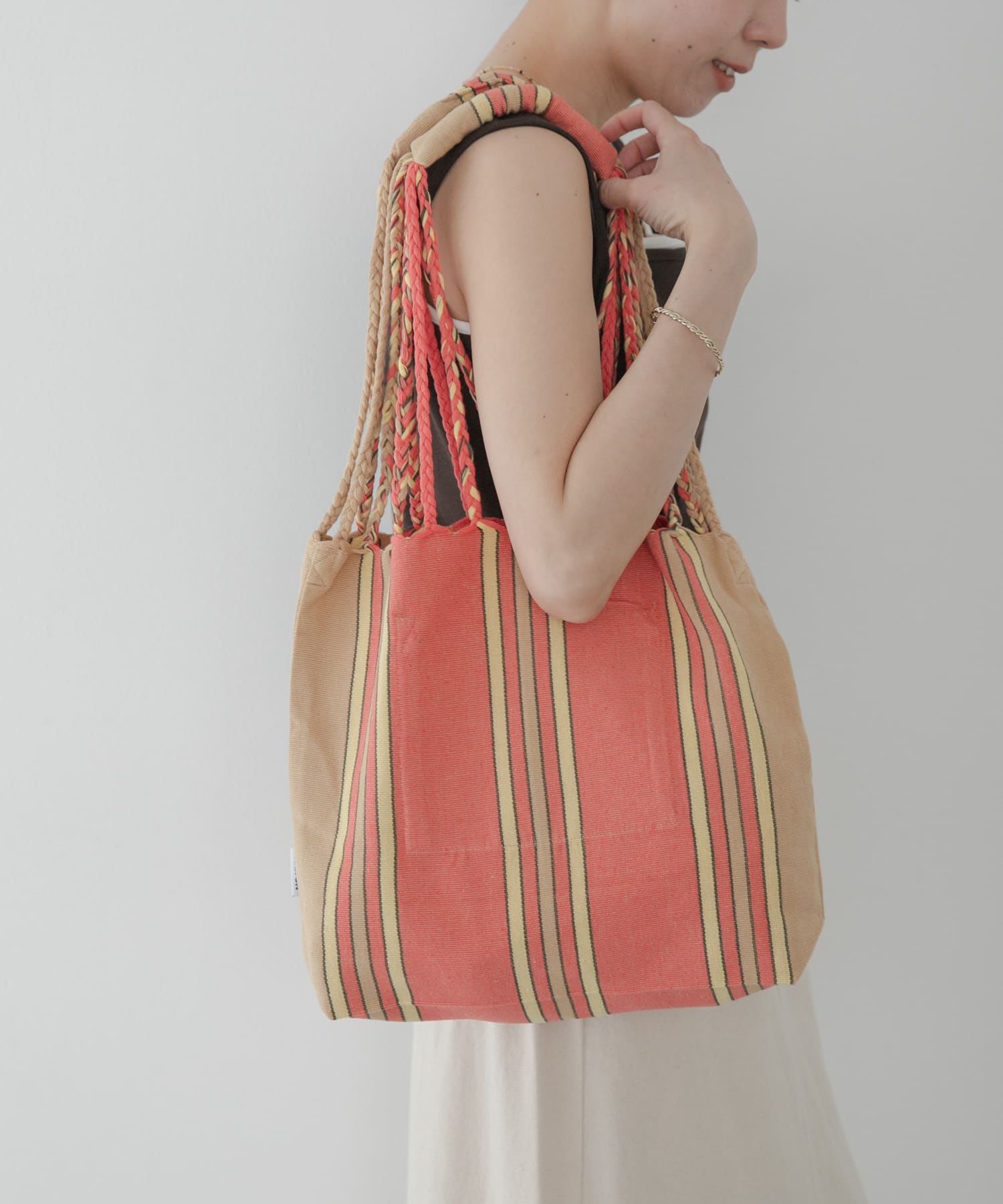 DULTON　ハンモックトートバッグ PINK One