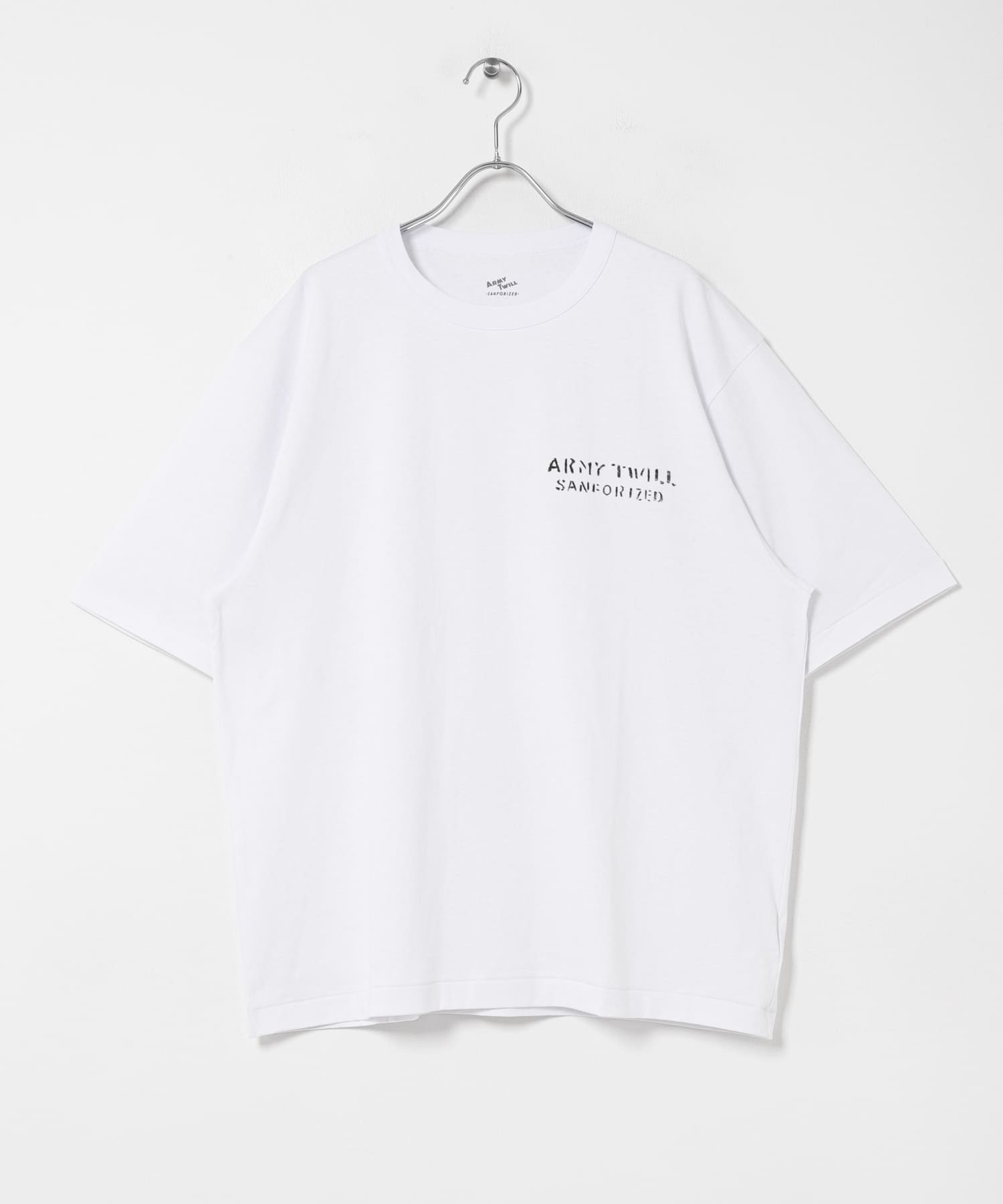 ARMY TWILL　Print HS T-shirts Craft WHITE M