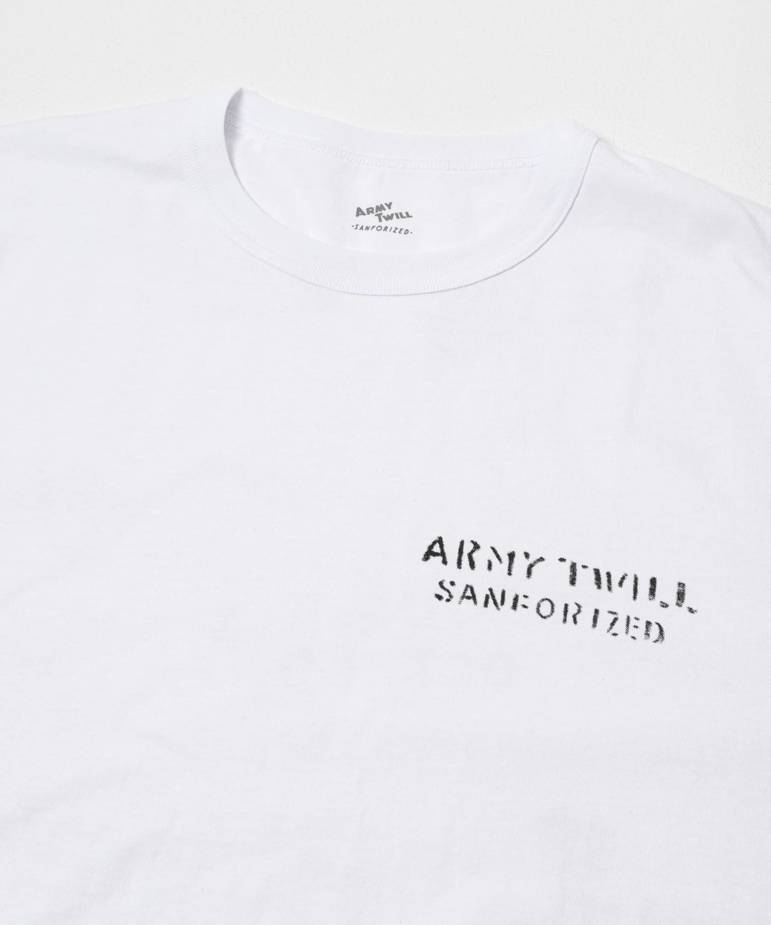 ARMY TWILL　Print HS T-shirts Craft WHITE M