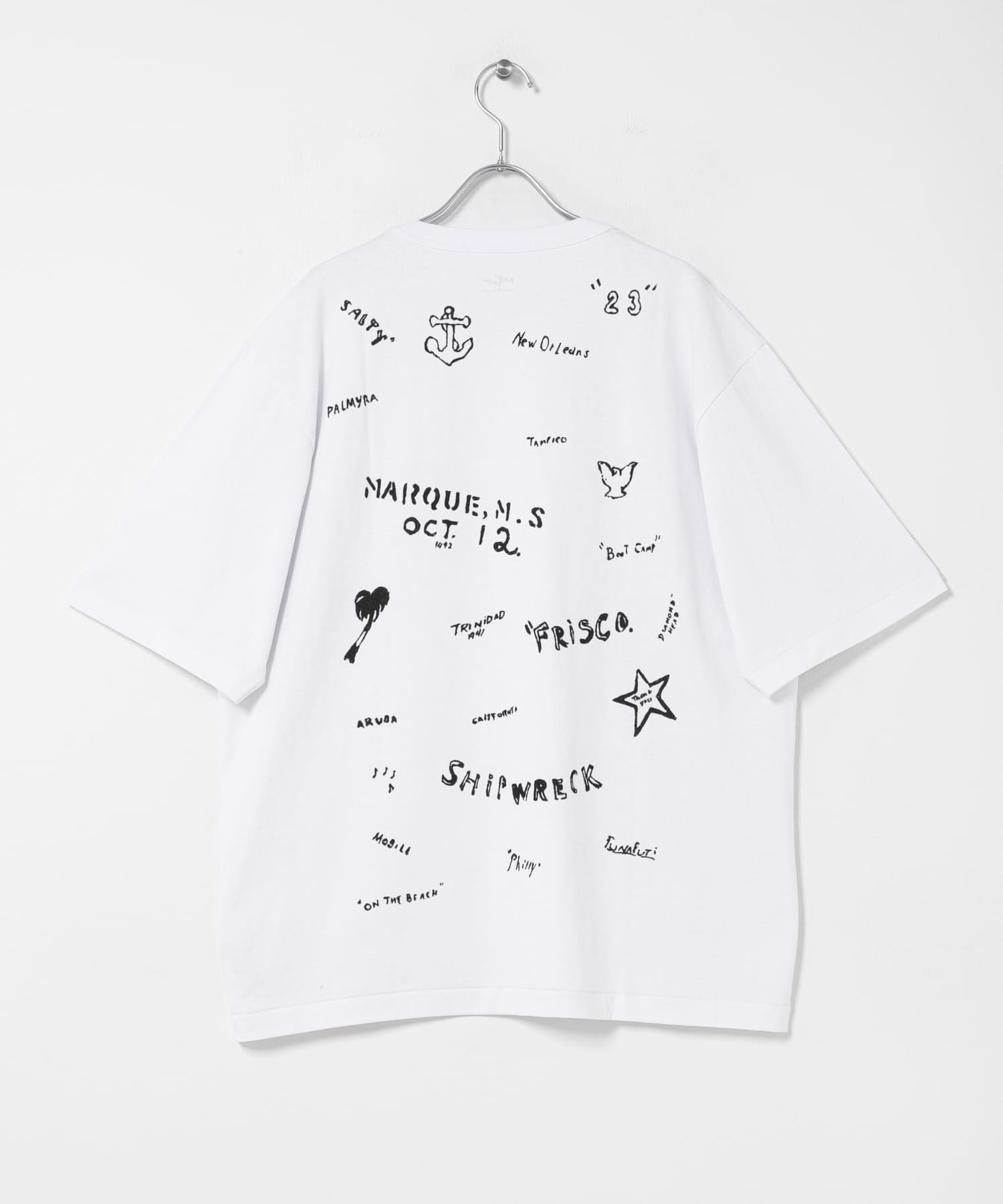 ARMY TWILL　Print HS T-shirts Craft WHITE M
