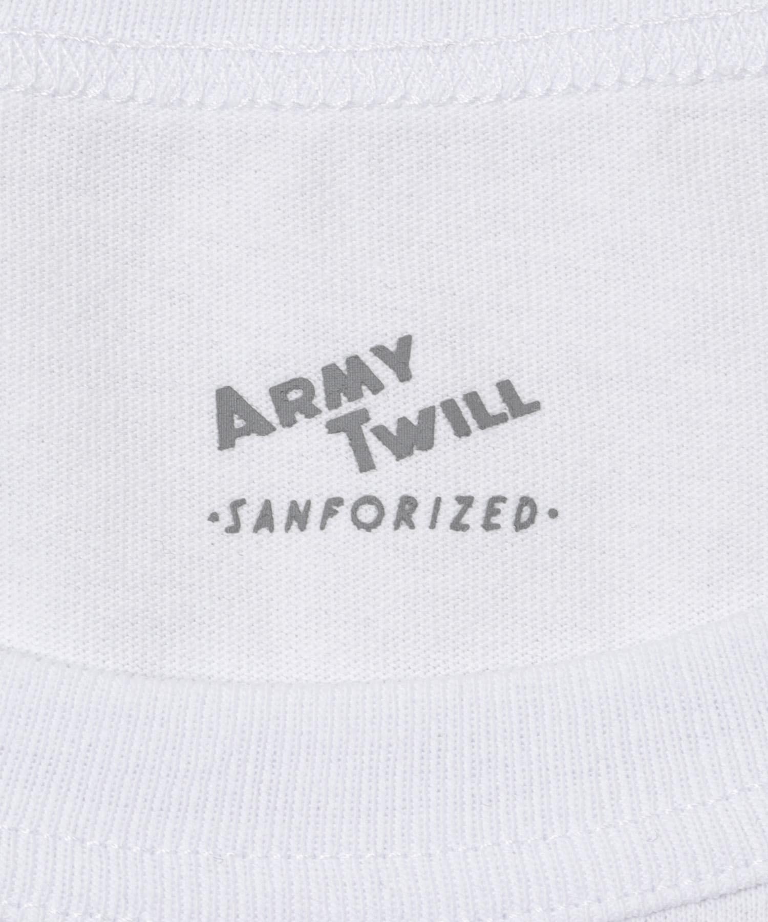 ARMY TWILL　Print HS T-shirts Craft WHITE M