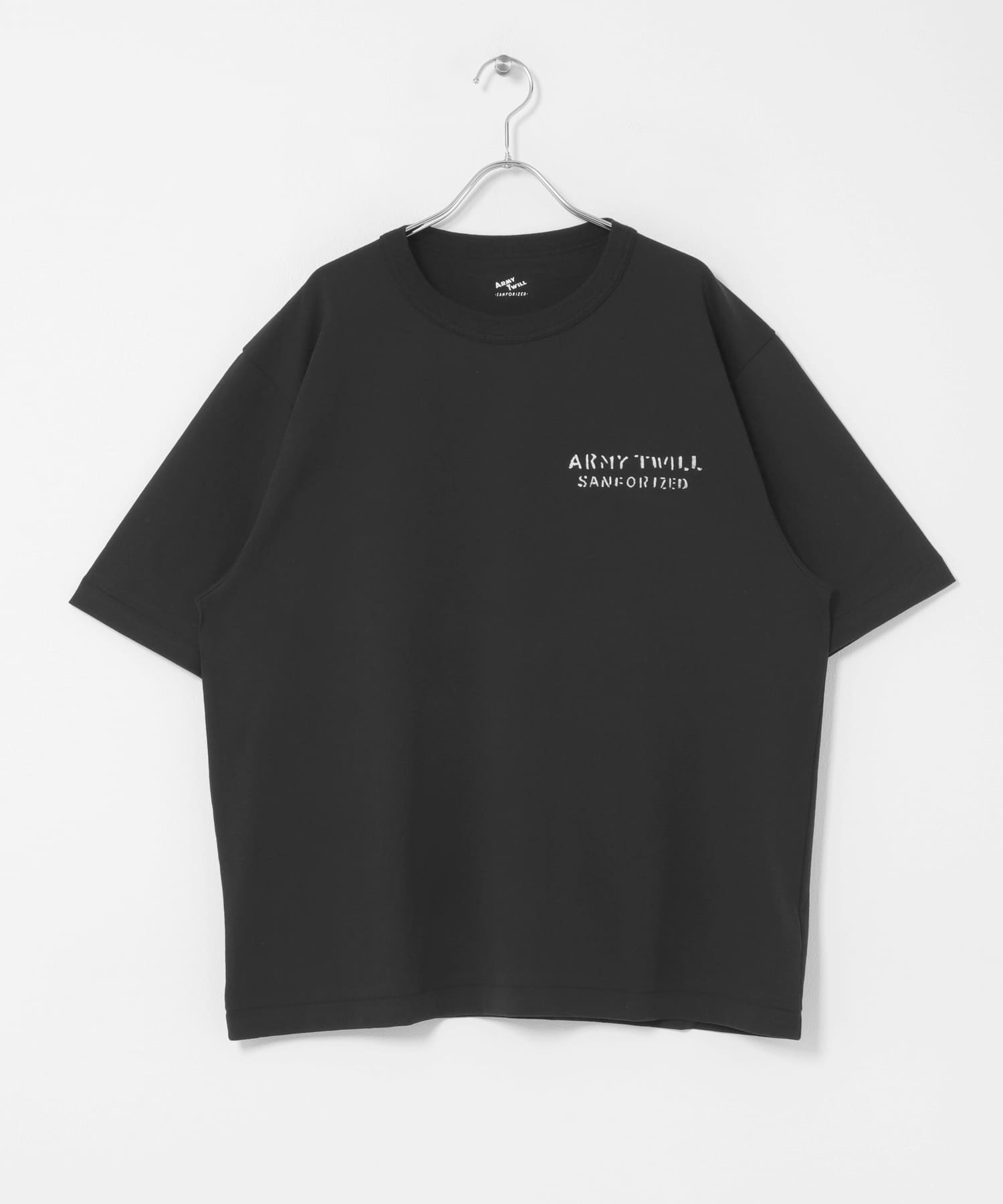 ARMY TWILL　Print HS T-shirts Craft BLACK M