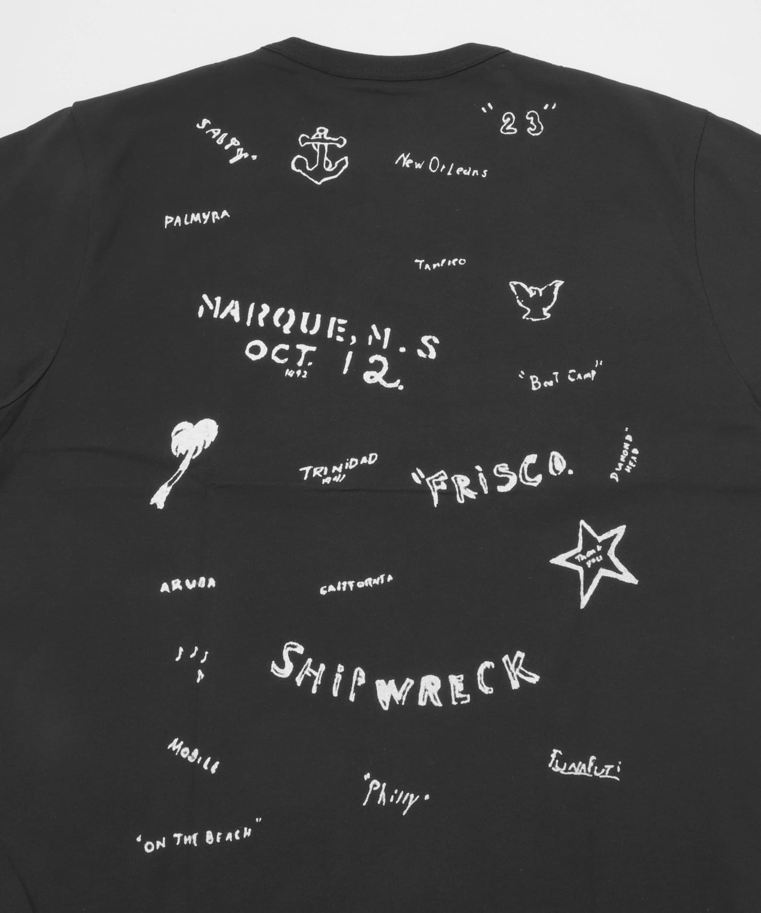 ARMY TWILL　Print HS T-shirts Craft BLACK M