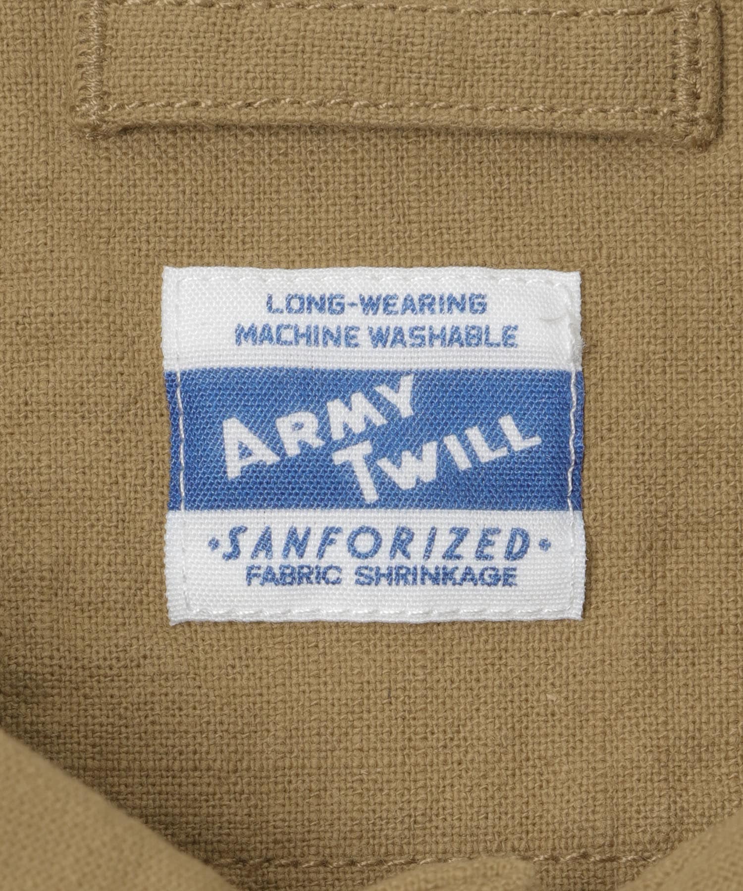 ARMY TWILL　Utility Shirts Print SANDBEIGE M