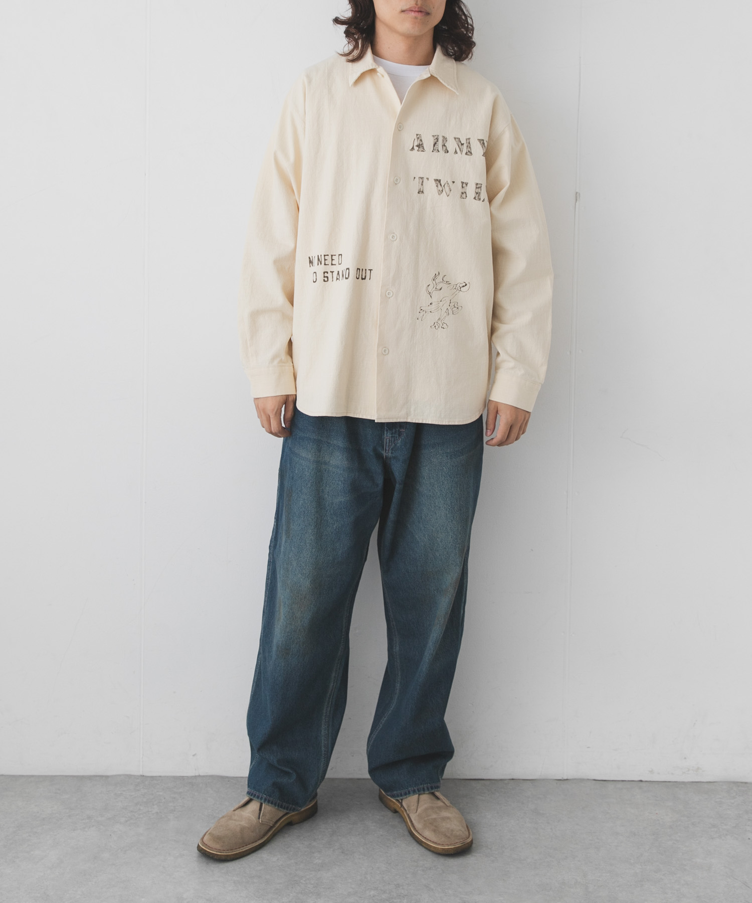 身長：179cm 体重：63kg サイズ：L
