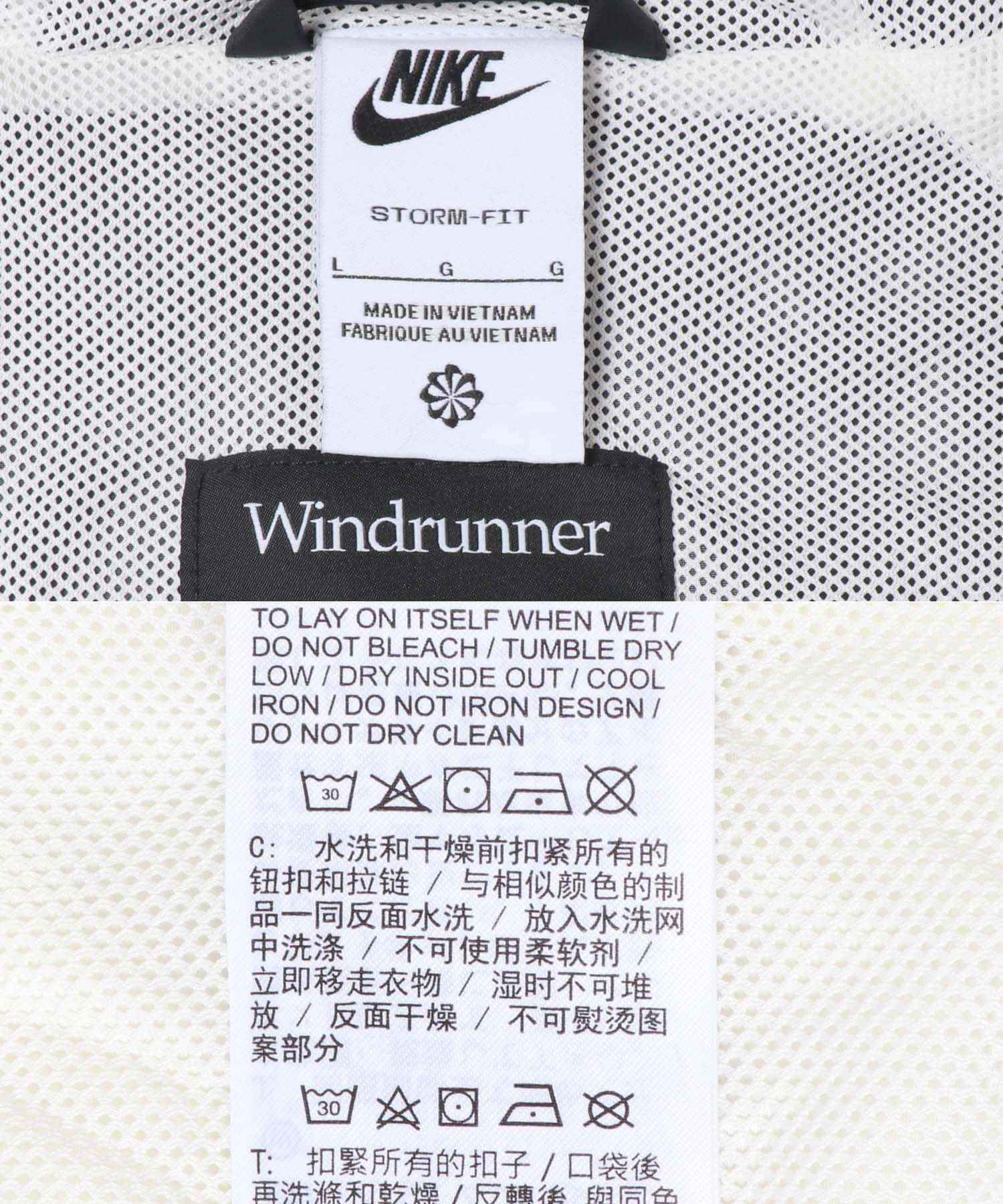 NIKE　ナイキ WR LND ジャケット 26 ブラックセイル M