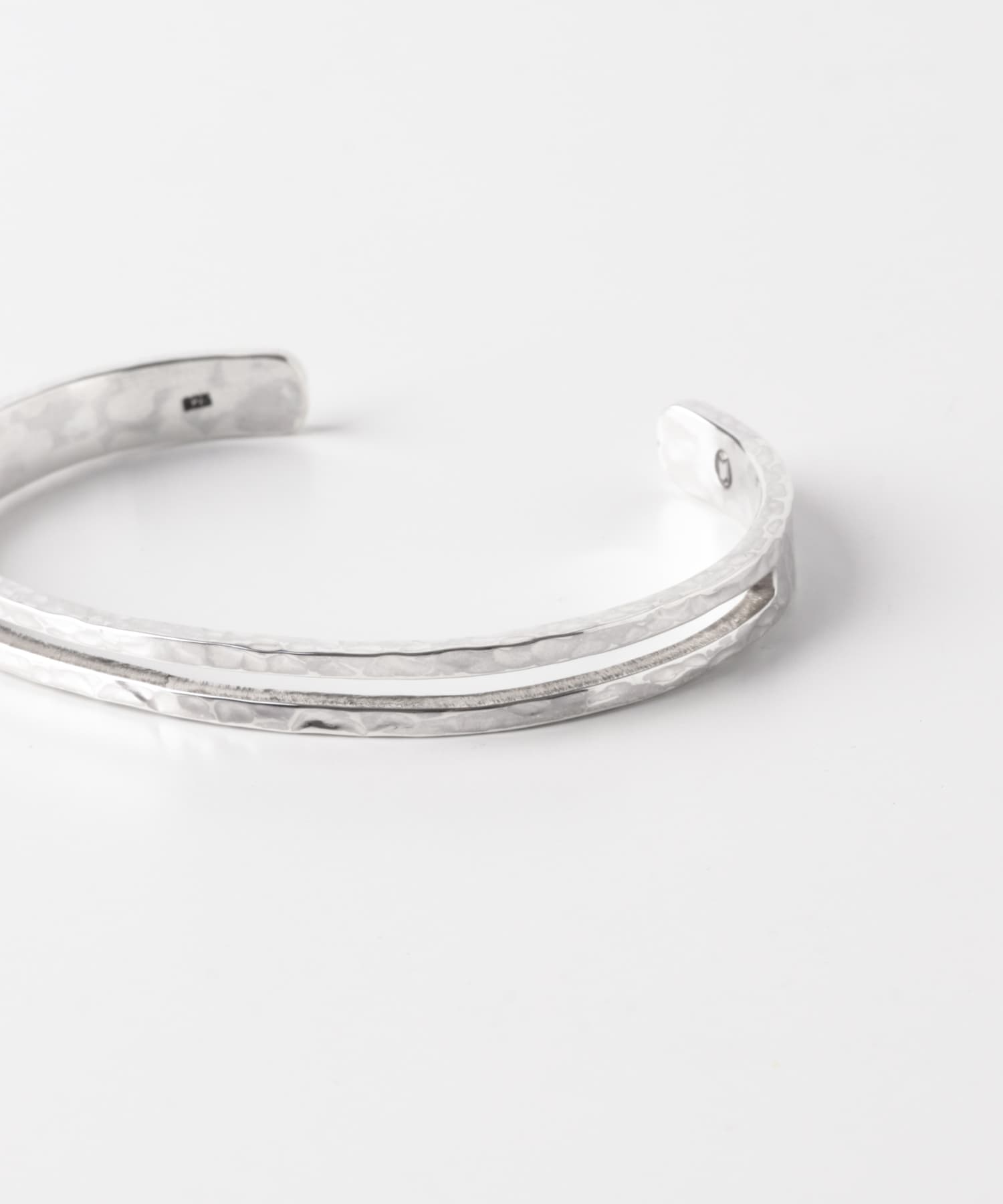 MANANAS　Double Bangle SILVER One