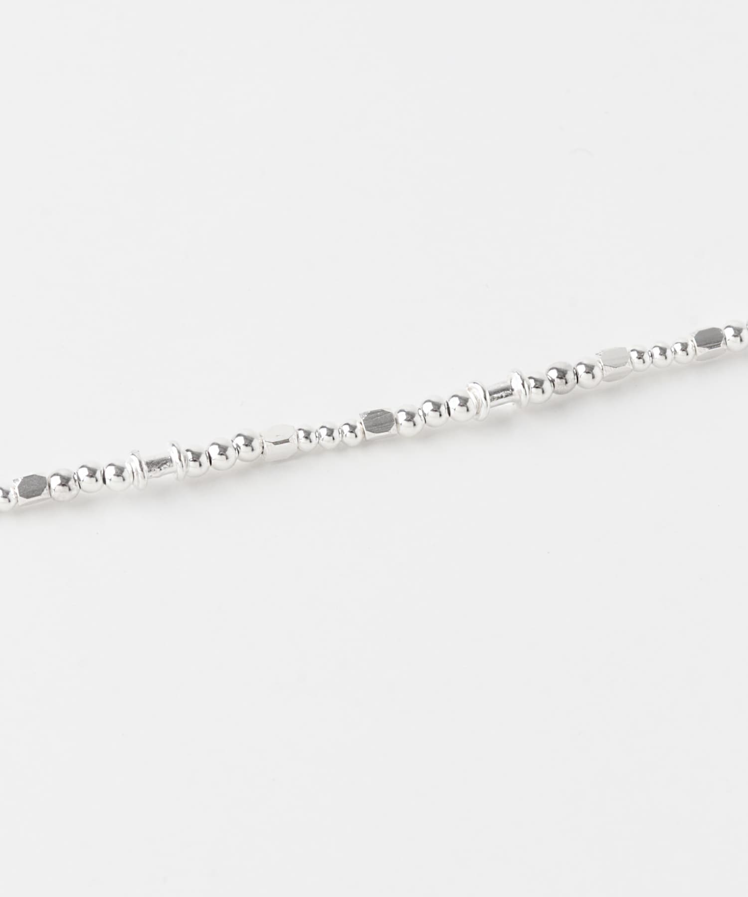 MANANAS　Mix Beads Bracelet SILVER One