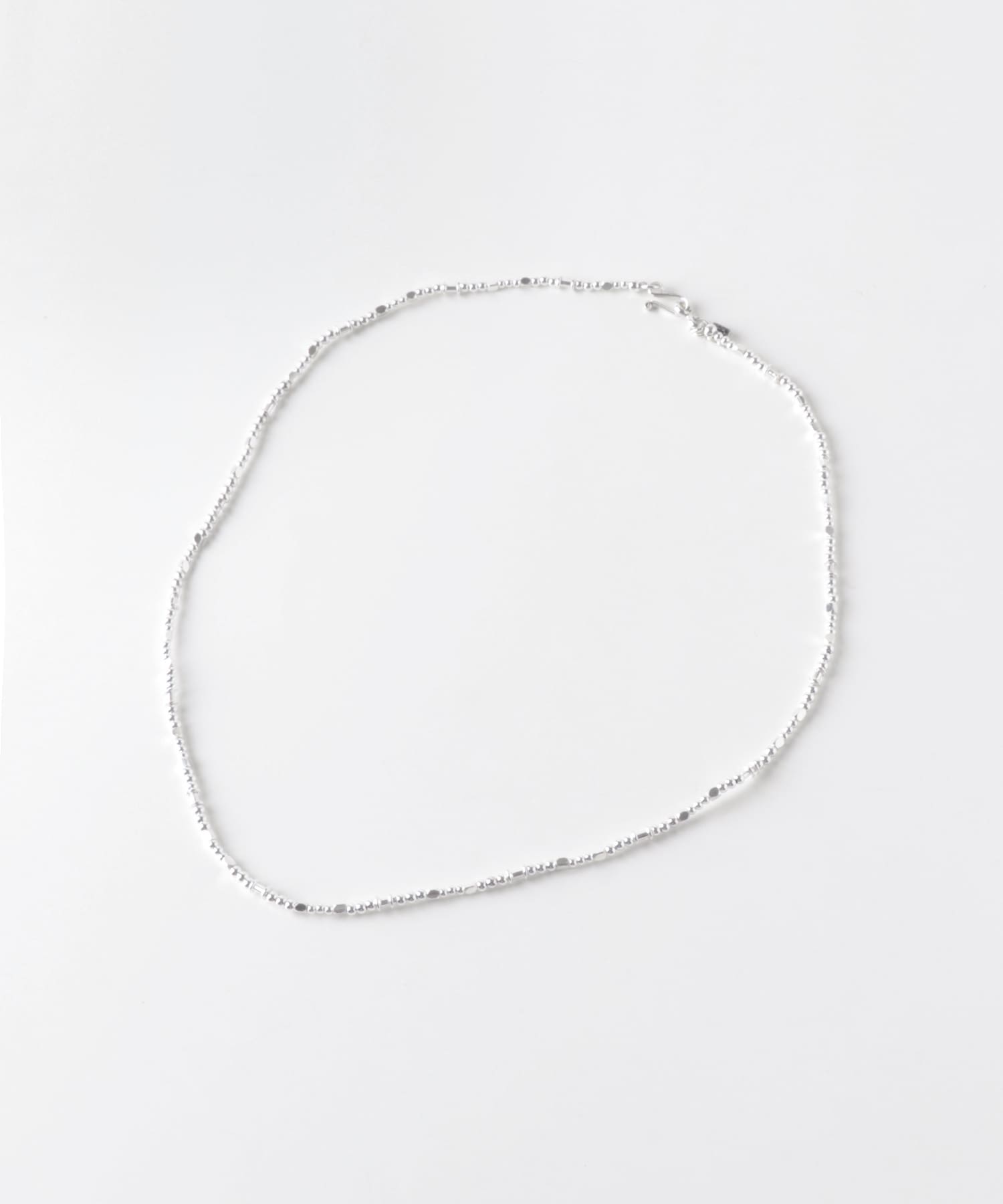 MANANAS　Mix Beads Necklace SILVER One