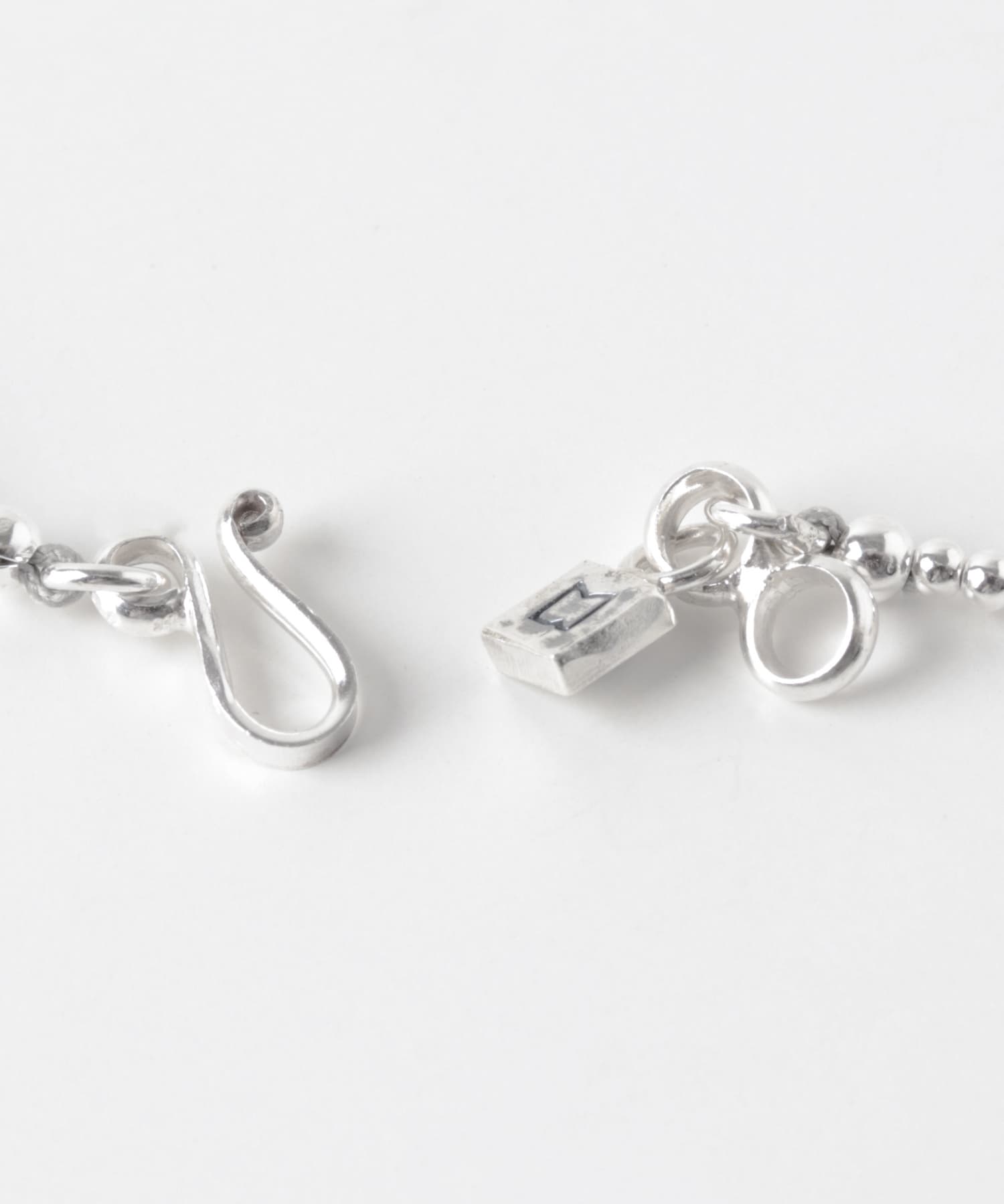 MANANAS　Mix Beads Necklace SILVER One