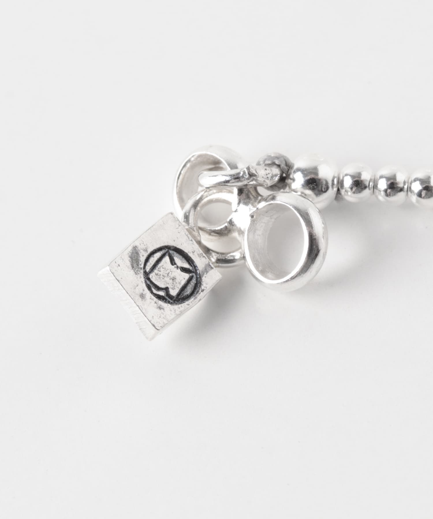 MANANAS　Mix Beads Necklace SILVER One