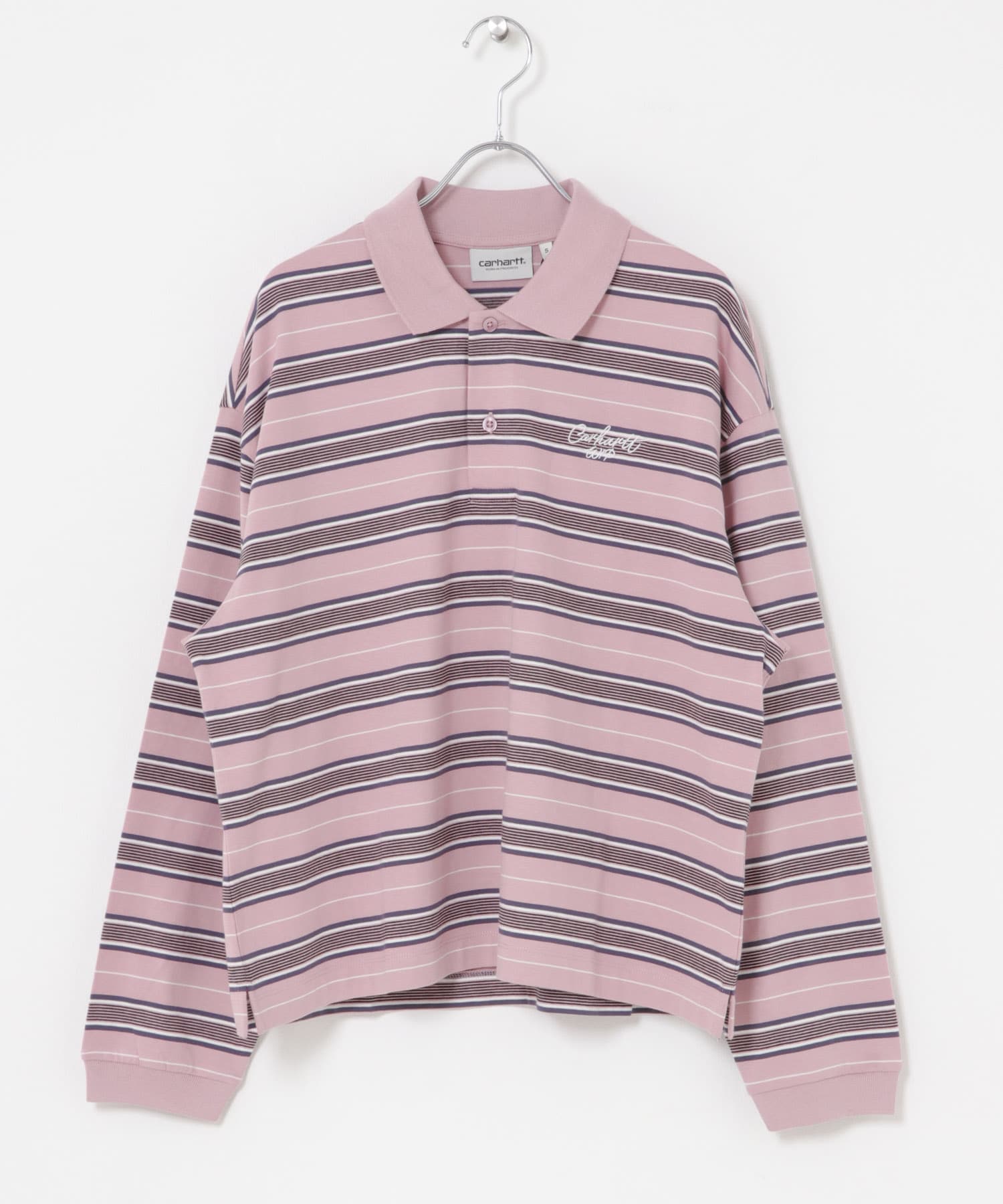 carhartt　W LONG-SLEEVE BRONSON POLO