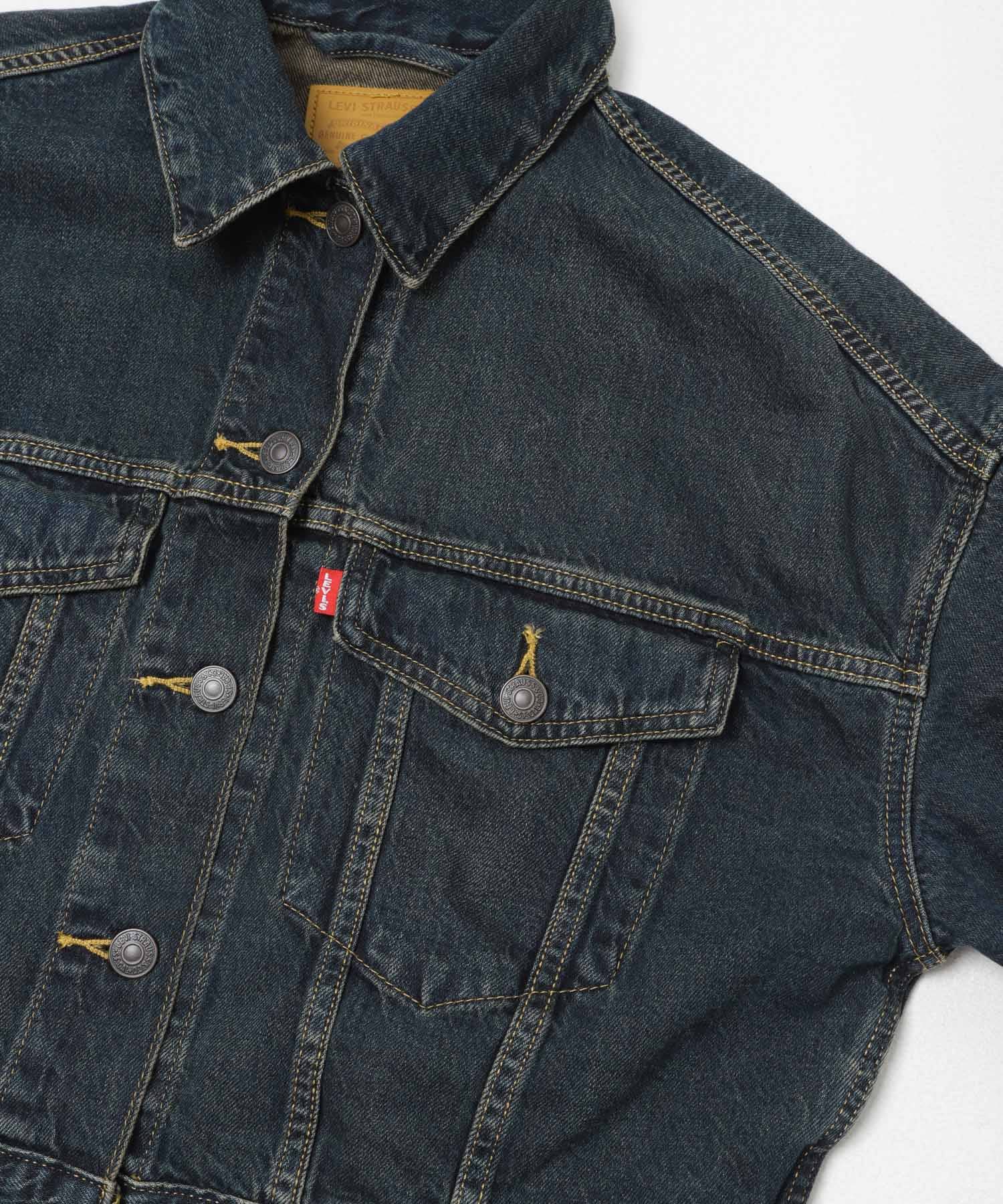 Levi’s　LOOSE CROP TRUCKER VIBRATION S