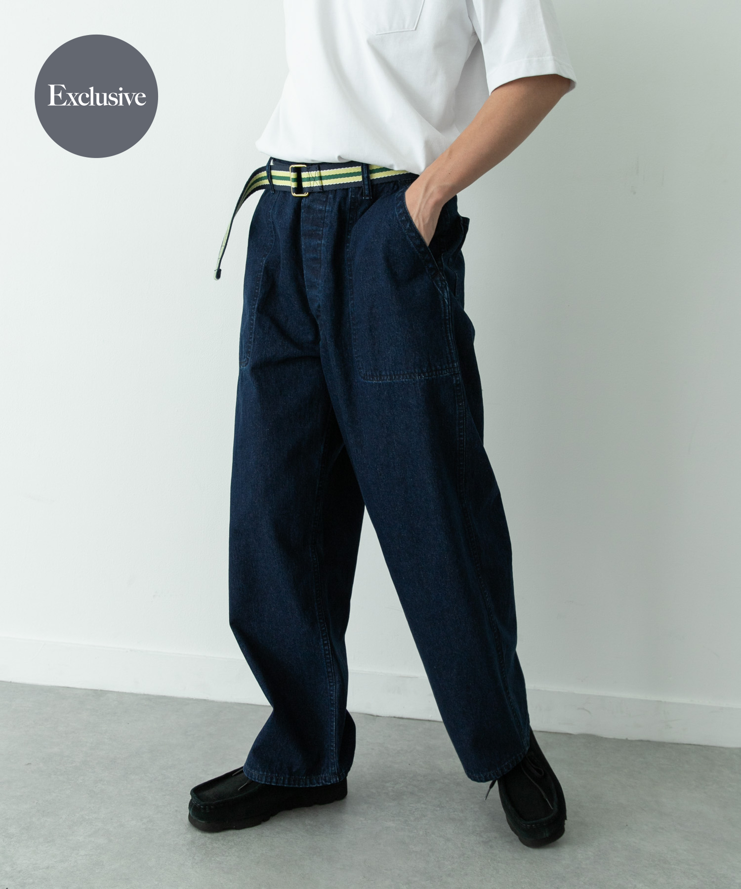『別注』BURK×Sonny Label　ベルト付 BAKER PANTS