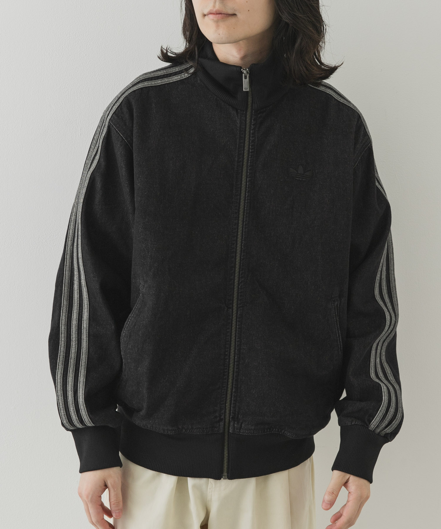 adidas　DENIM FIREBIRD TRACK TOP