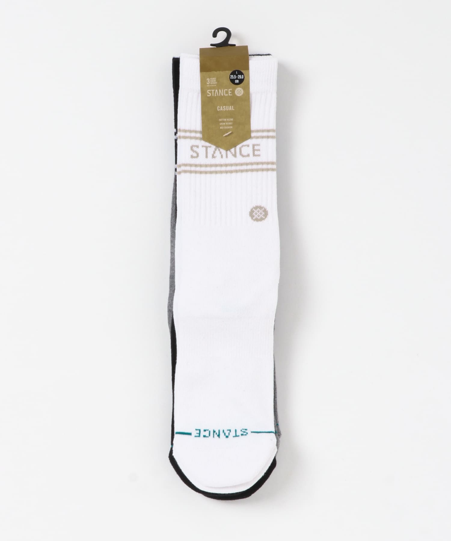 STANCE SOCKS　VITAL 3 PACK CREW