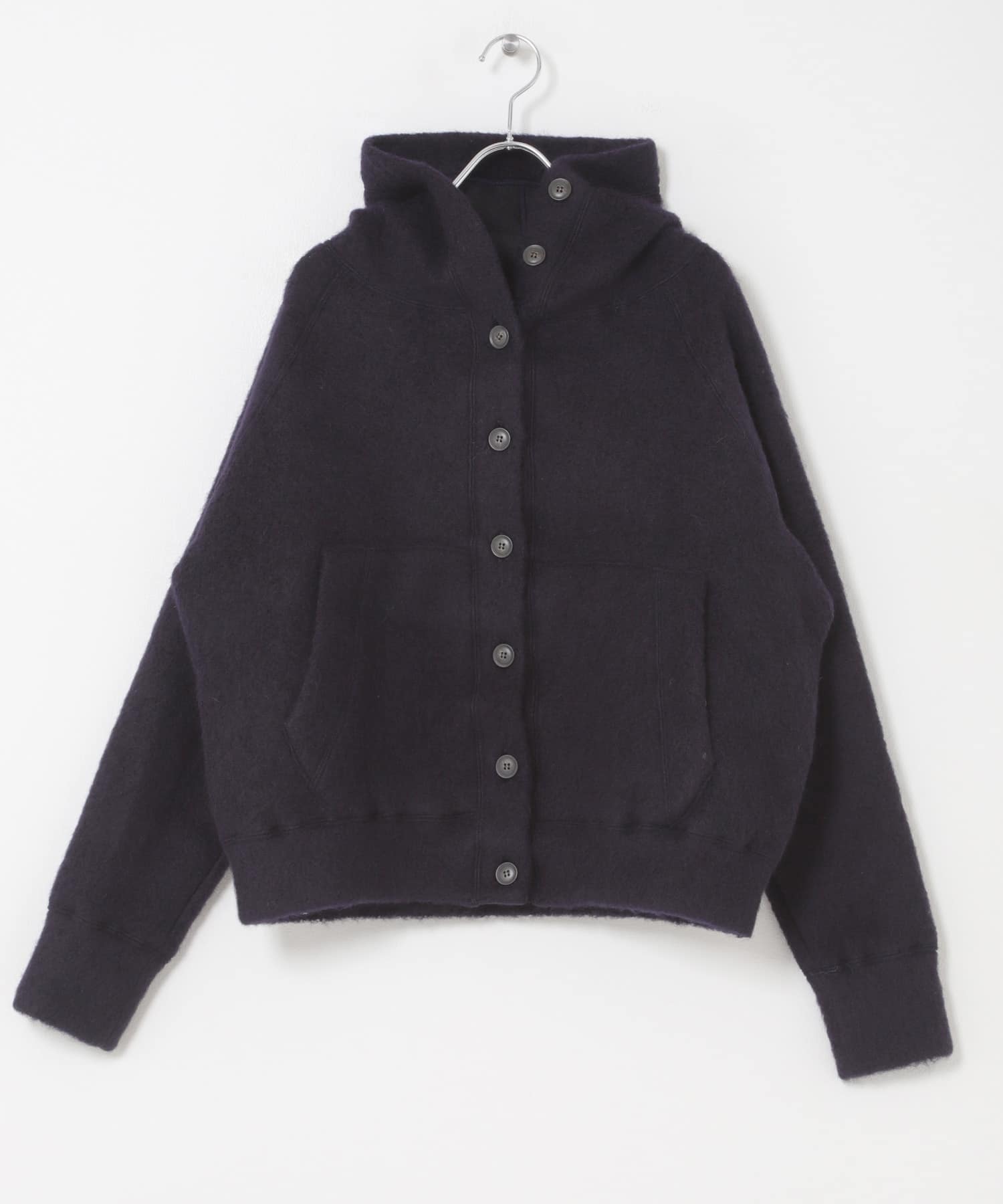 CaRouseLamBRa　LONG-SLEEVE BOTTON HOODIE