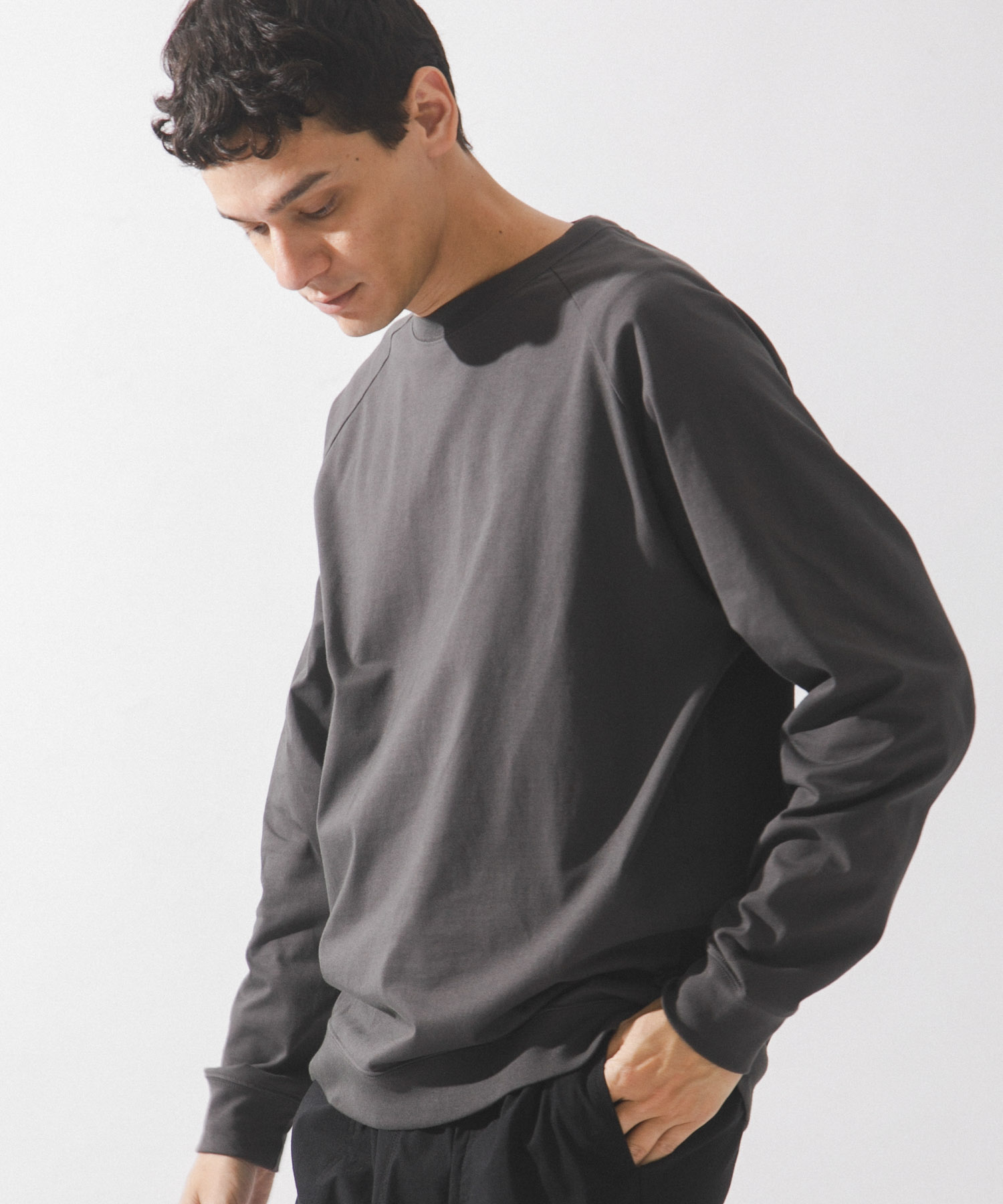 ハイスペラグランロングスリーブTシャツ