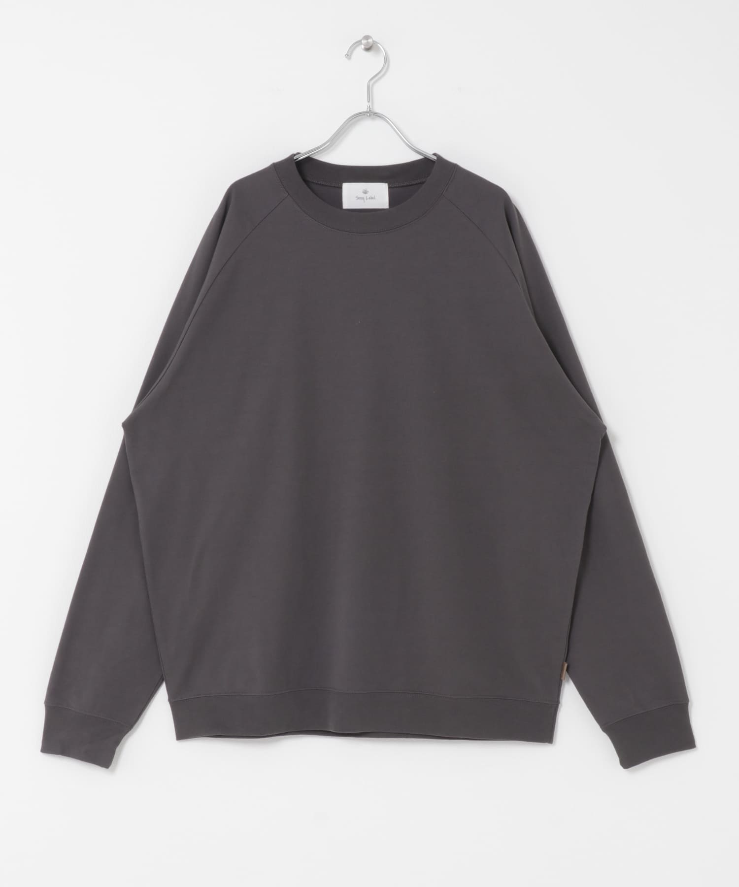 ハイスペラグランロングスリーブTシャツ チャコール S