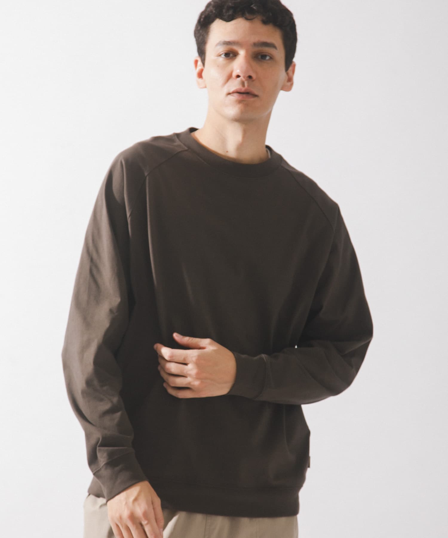 ハイスペラグランロングスリーブTシャツ