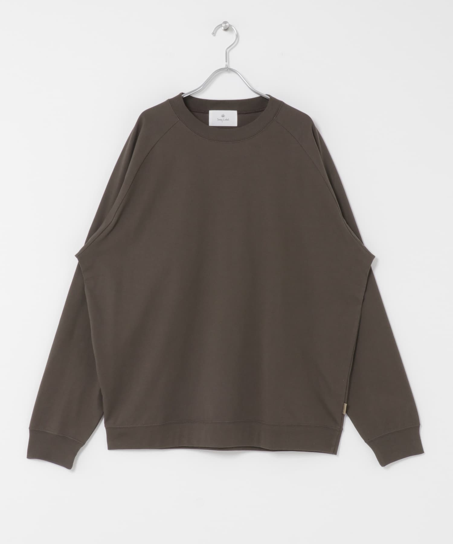 ハイスペラグランロングスリーブTシャツ ブラウン S