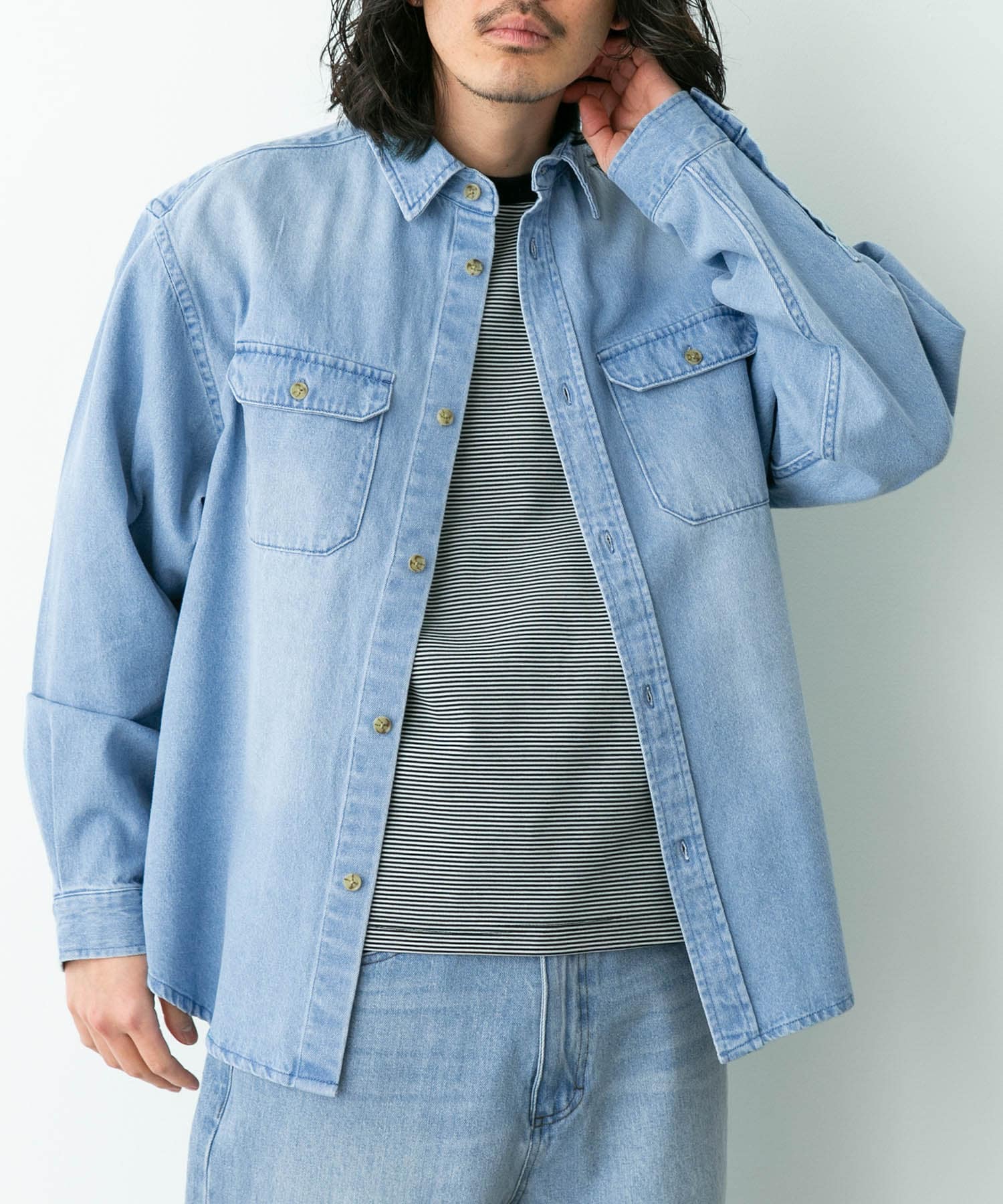 身長：180cm 体重：60kg サイズ：L