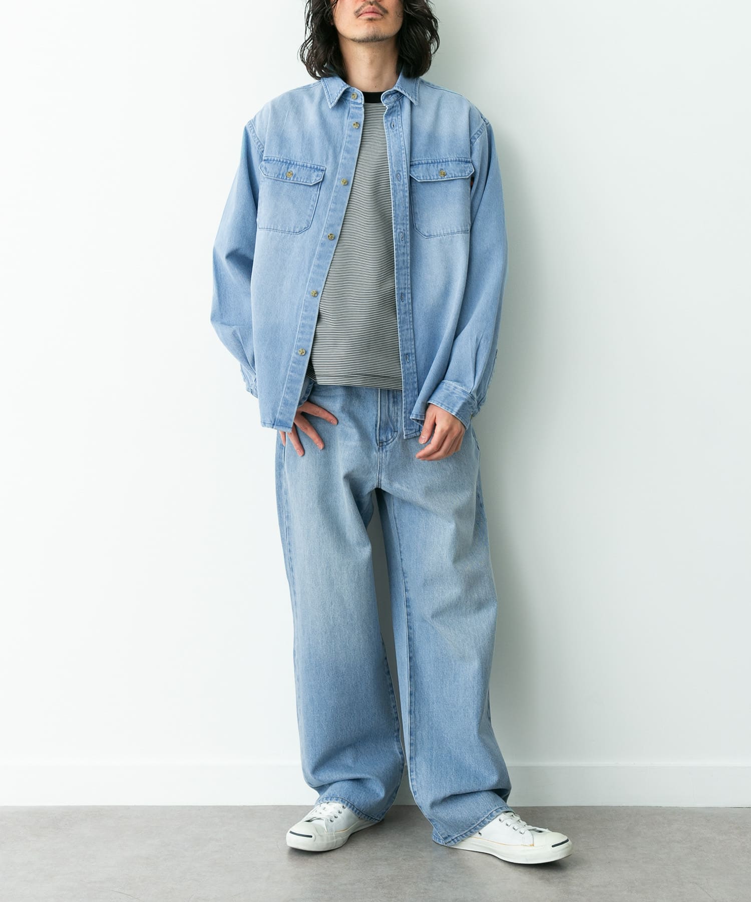 身長：180cm 体重：60kg サイズ：L