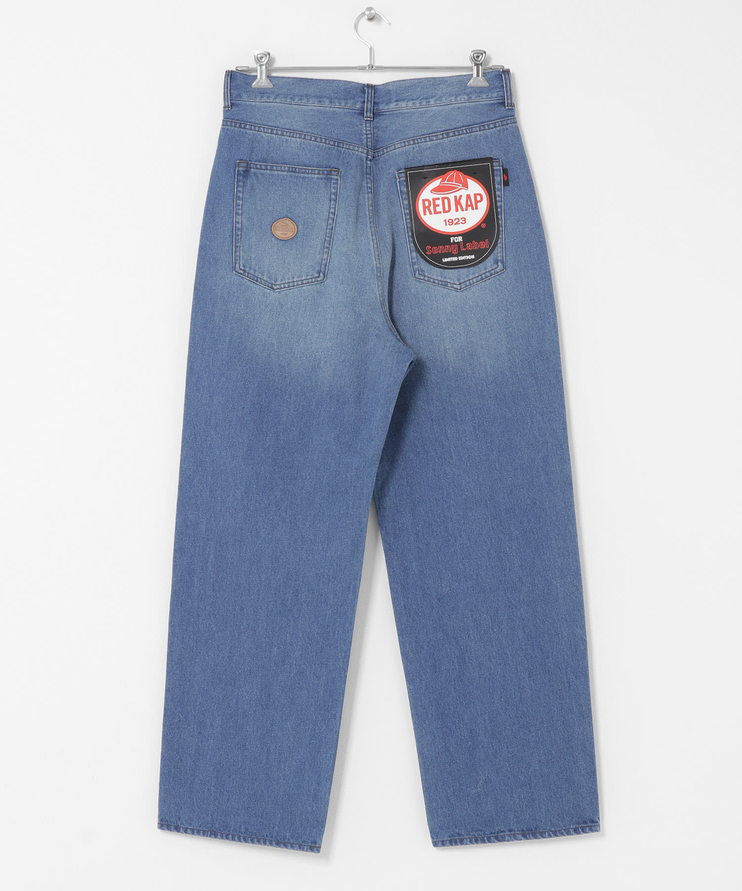 別注』RED KAP×Sonny Label ワイドデニムパンツ(M ライトインディゴ