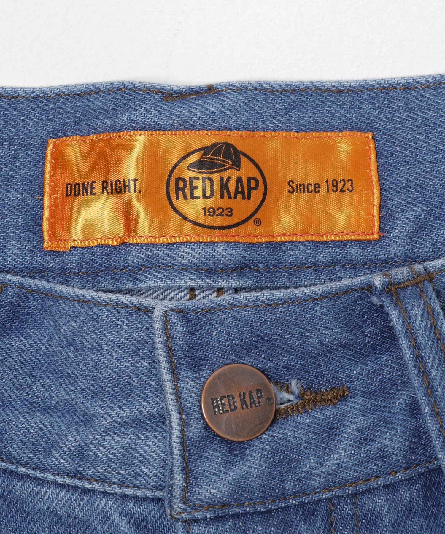 『別注』RED KAP×Sonny Label　ワイドデニムパンツ ユーズド M