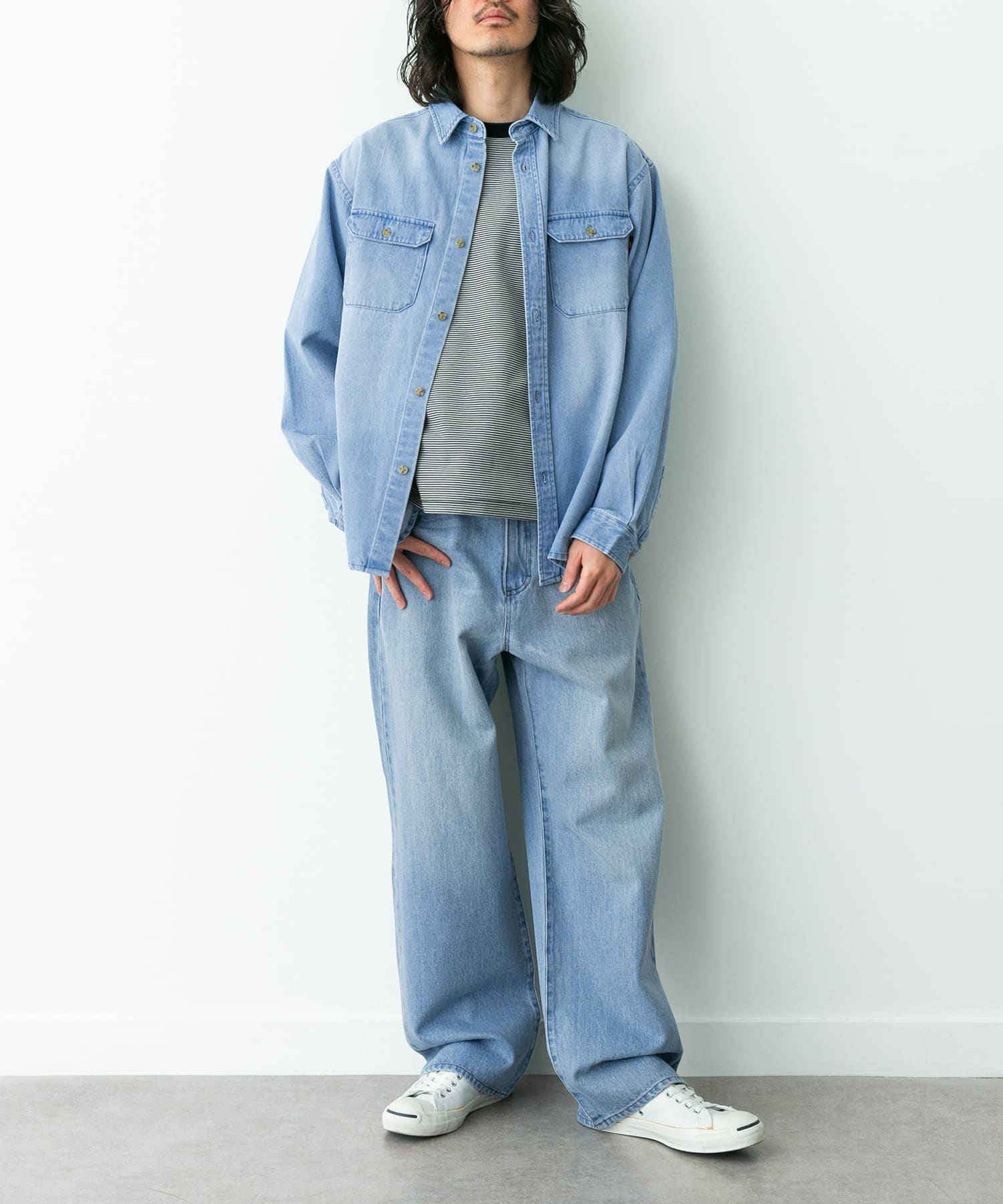 身長：180cm 体重：60kg サイズ：L