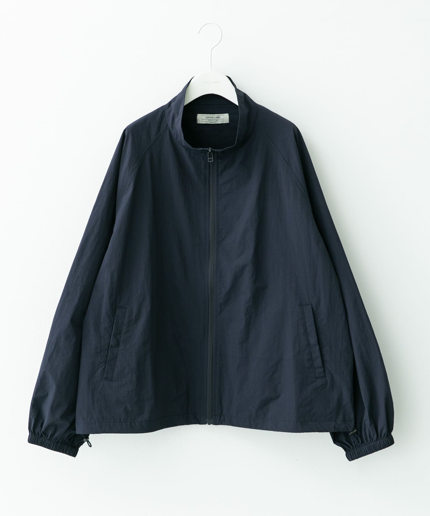 撥水ベーシックスタンドブルゾン ネイビー XL