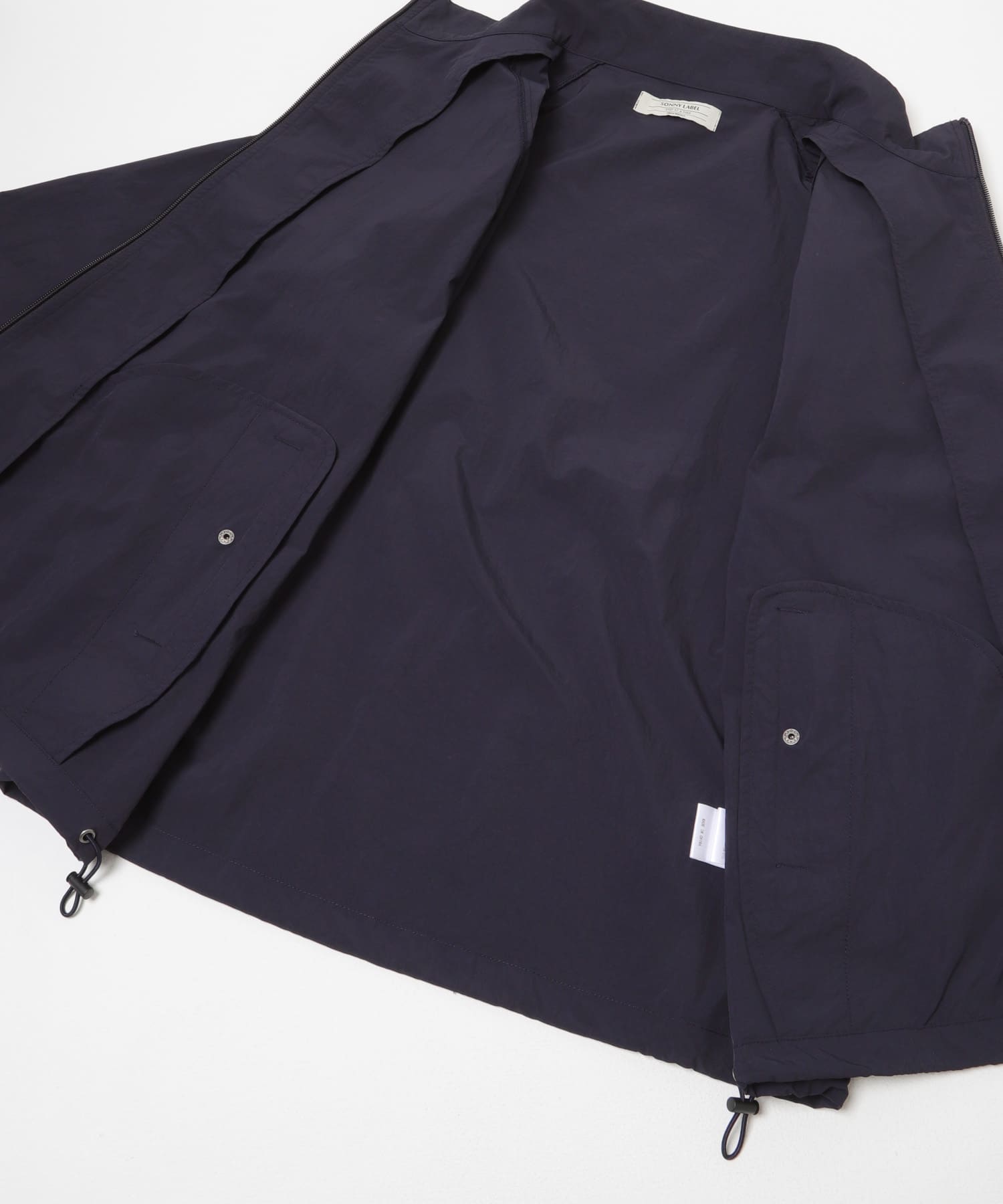 撥水ベーシックスタンドブルゾン ネイビー M