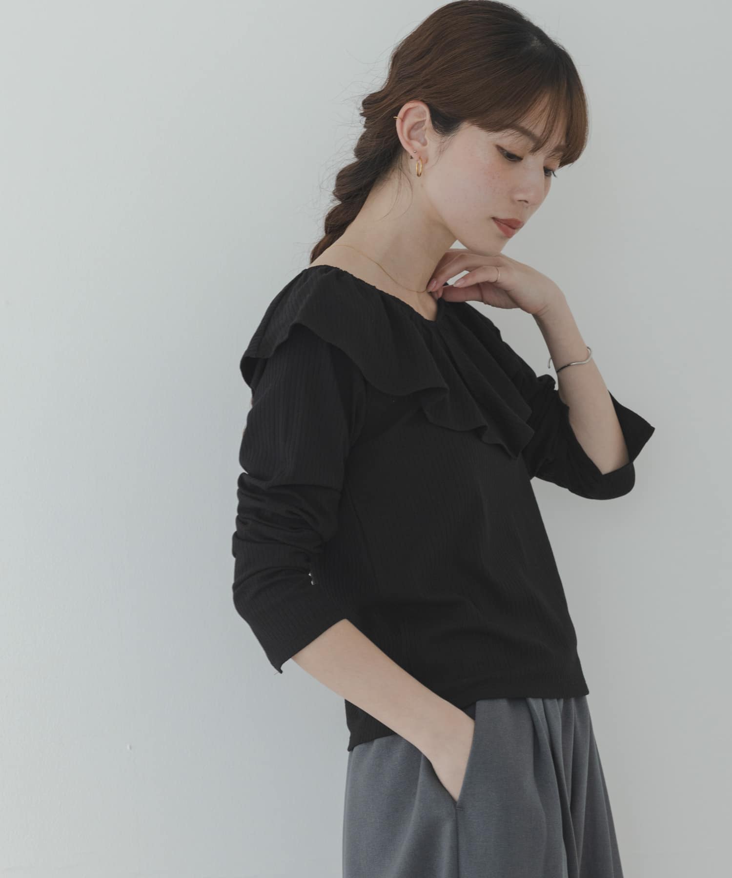 身長：166cm サイズ：FREE