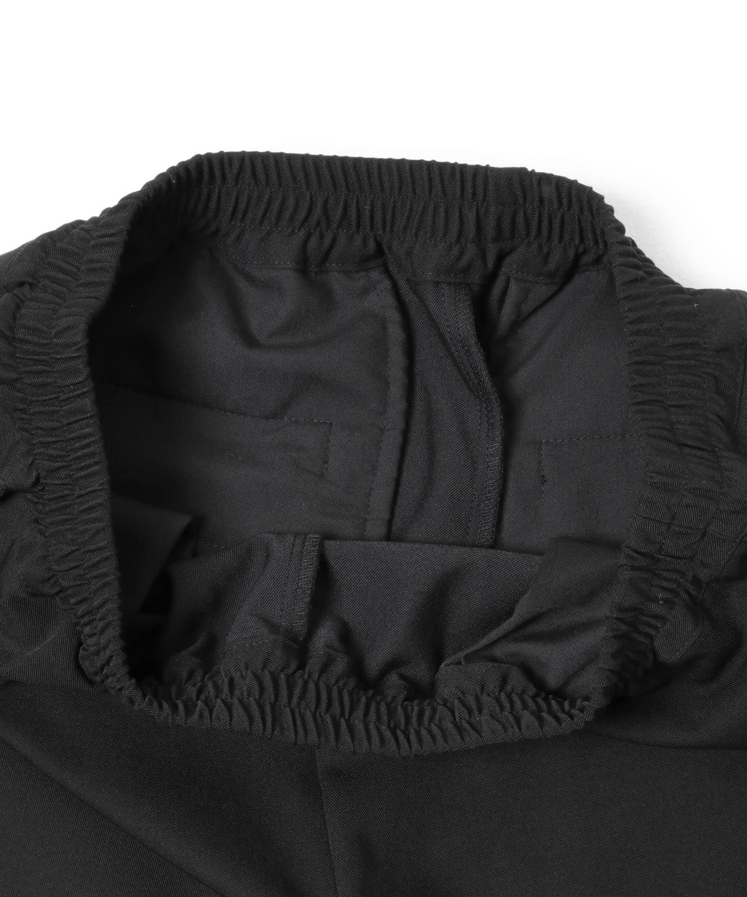 『WEB限定』『毛玉防止/イージーケア』ノンストレスワイドイージーパンツ ブラック 36