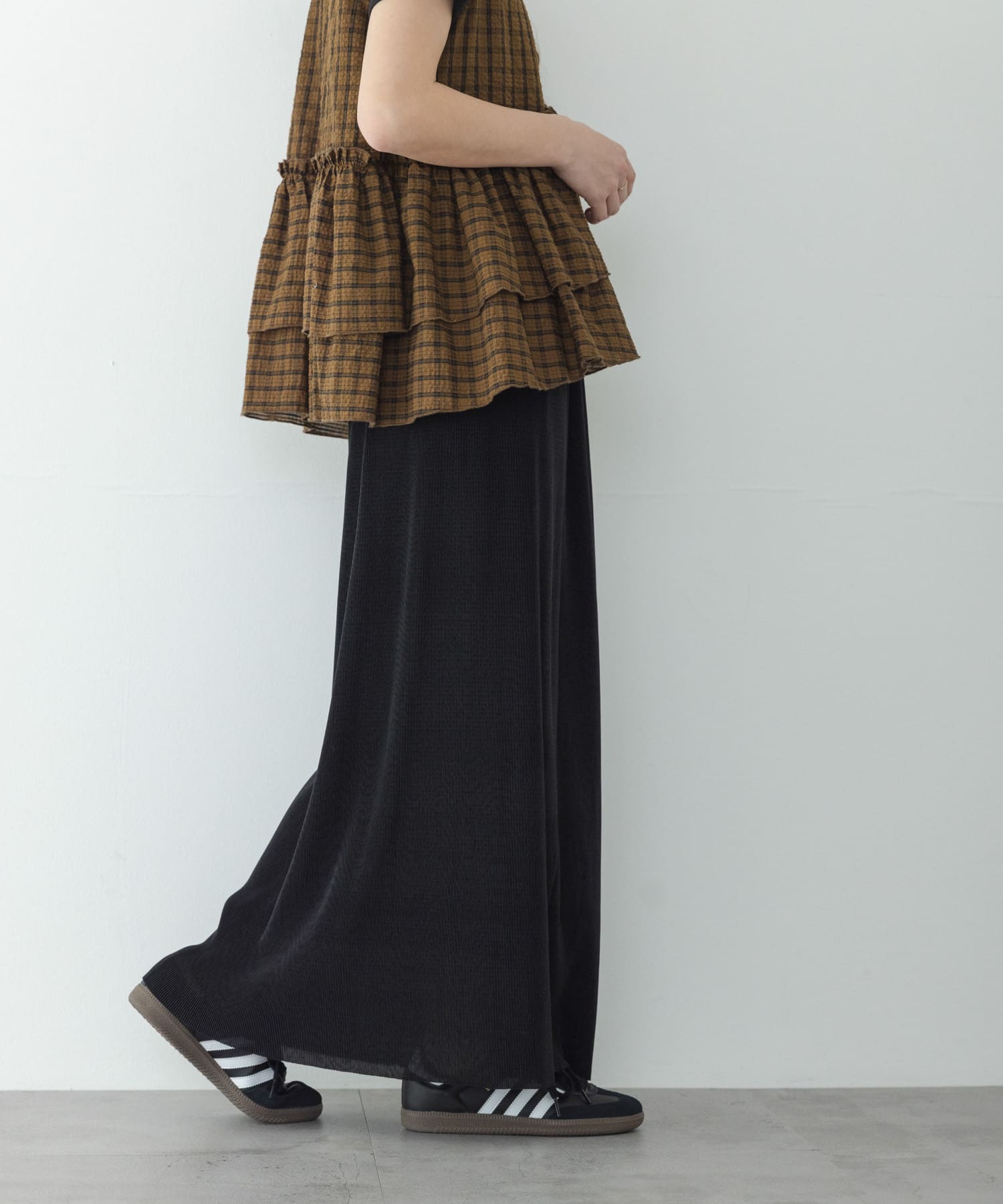 『WEB限定』マイクロプリーツイージースカート