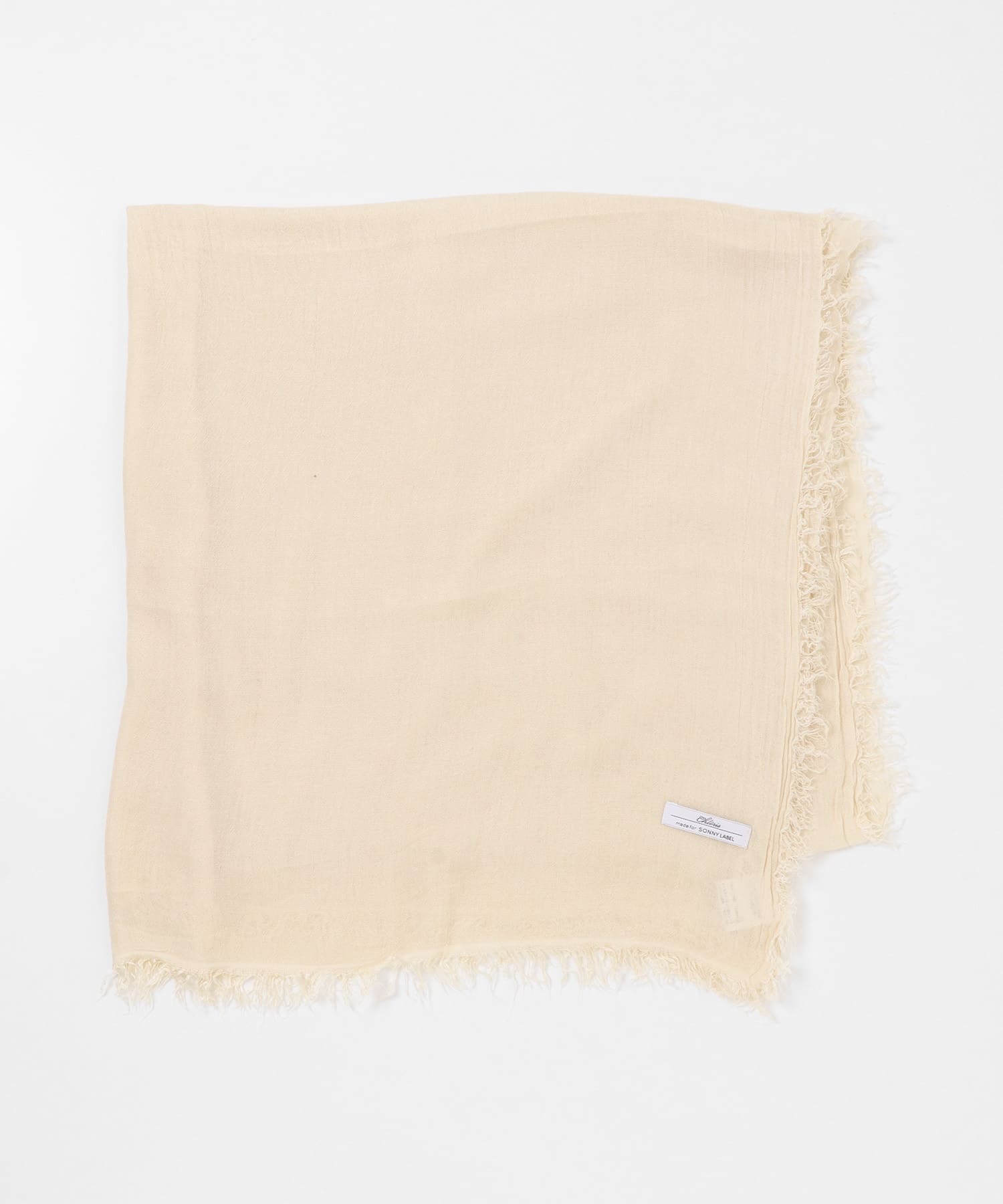 イタリア製なめらかレーヨンストール ベージュ One