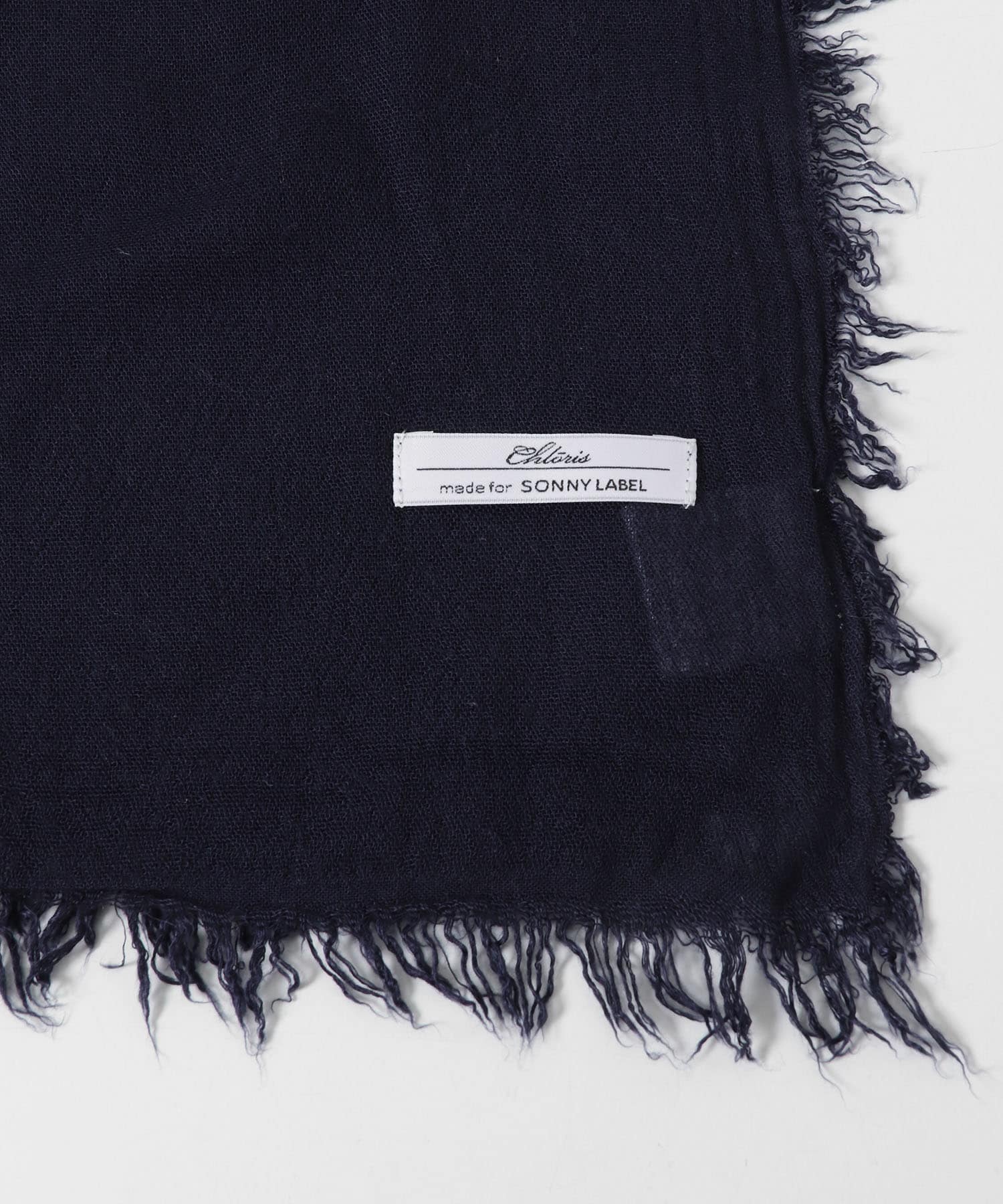 イタリア製なめらかレーヨンストール ネイビー One