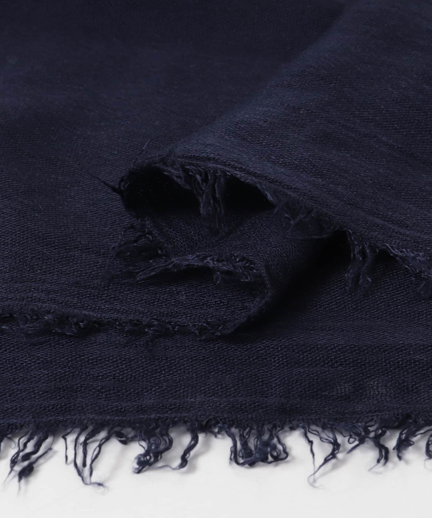 イタリア製なめらかレーヨンストール ネイビー One