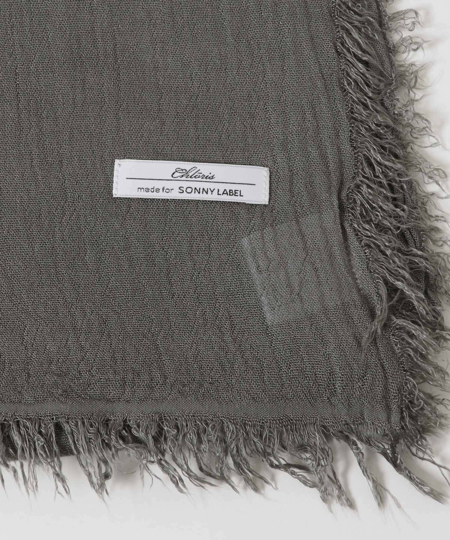 イタリア製なめらかレーヨンストール グレー One