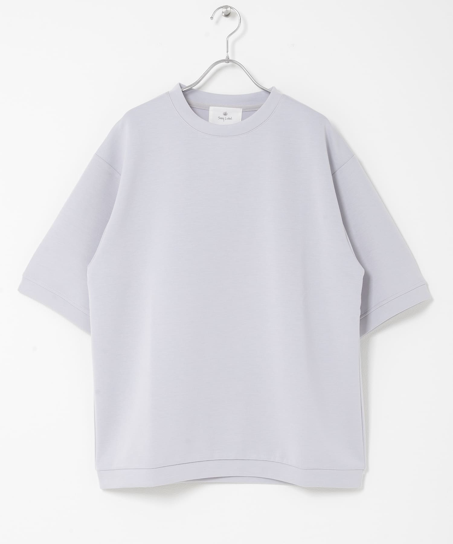 シルキーダンボールニットTシャツ アイスグレー M
