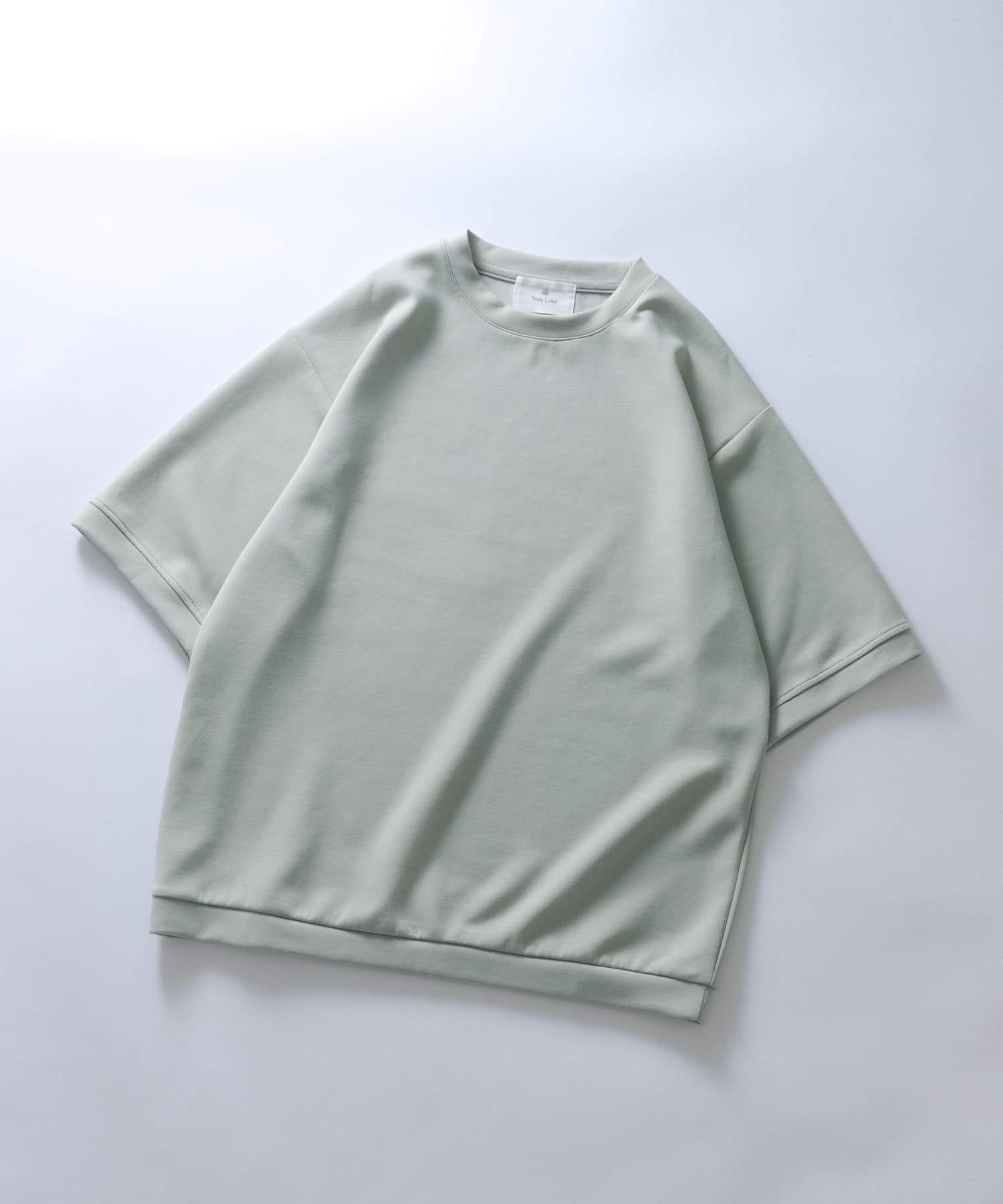 シルキーダンボールニットTシャツ ミント M